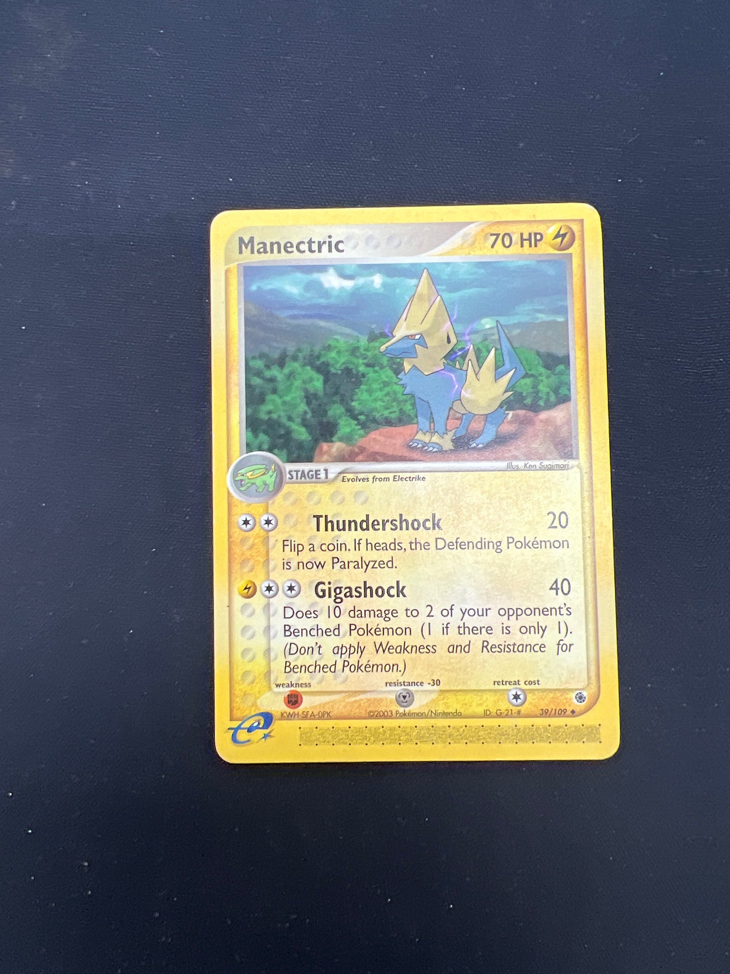 Auction Lot 62: Pokemon Cards Manectric Non Holo Condition Vary