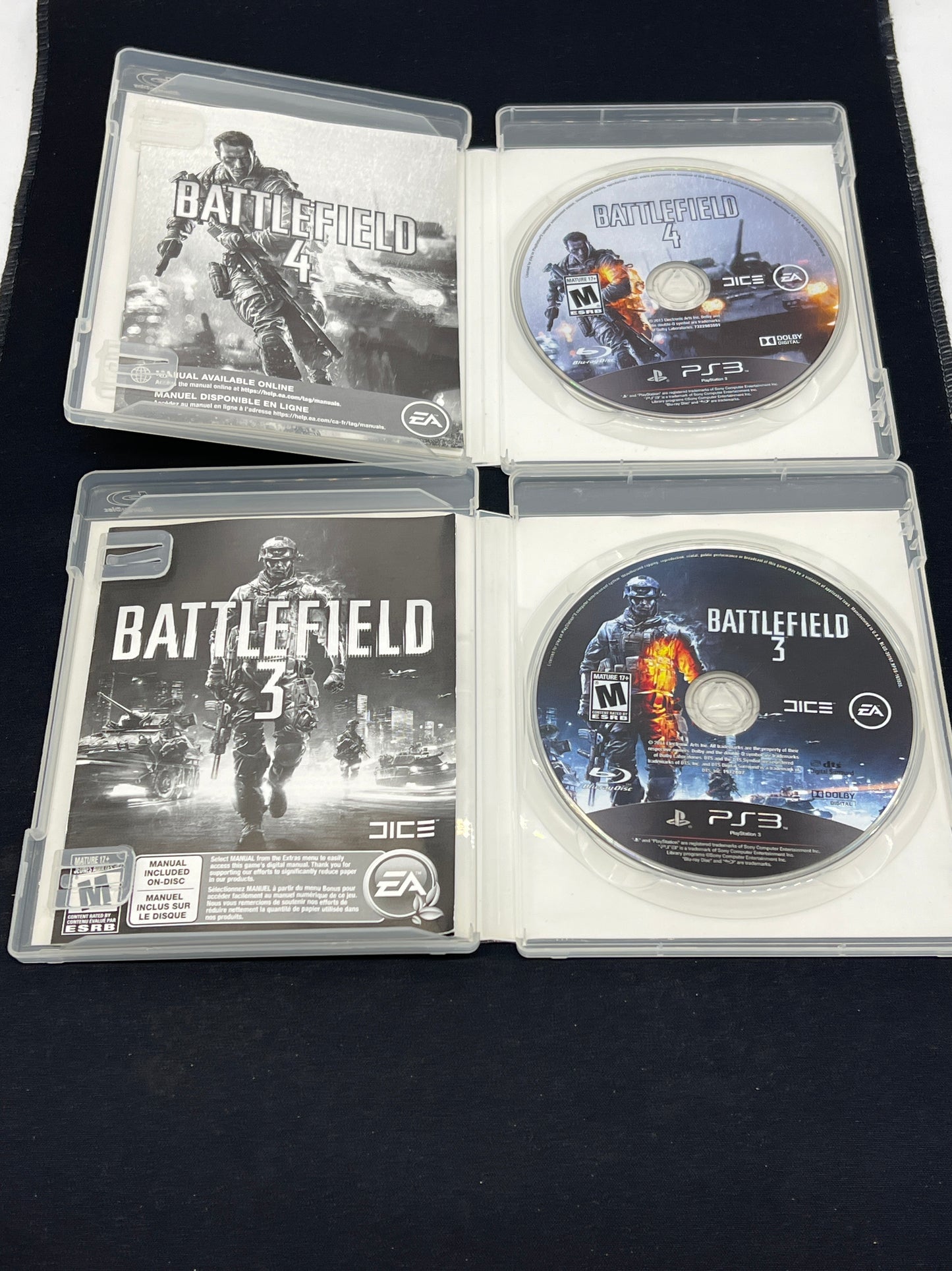 Auction Lot 48: PlayStation 3 Video Game Lot of 2 Battlefield Titles CIB