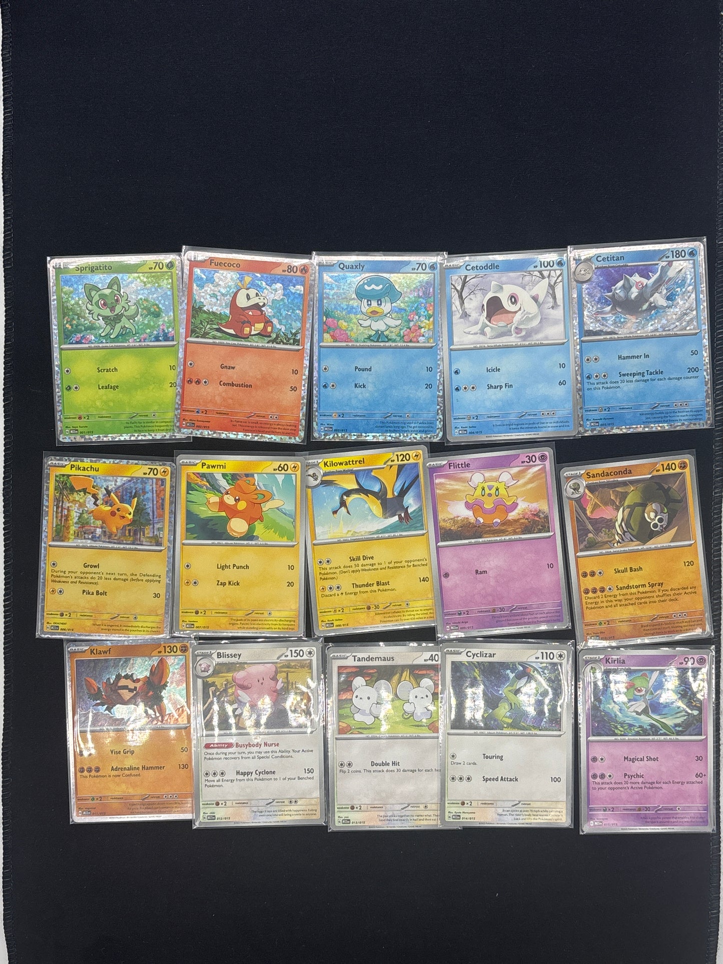 Auction Lot 61: Pokemon Mcdonalds 2023  Complete Happy Meal Card Lot Conditions Vary
