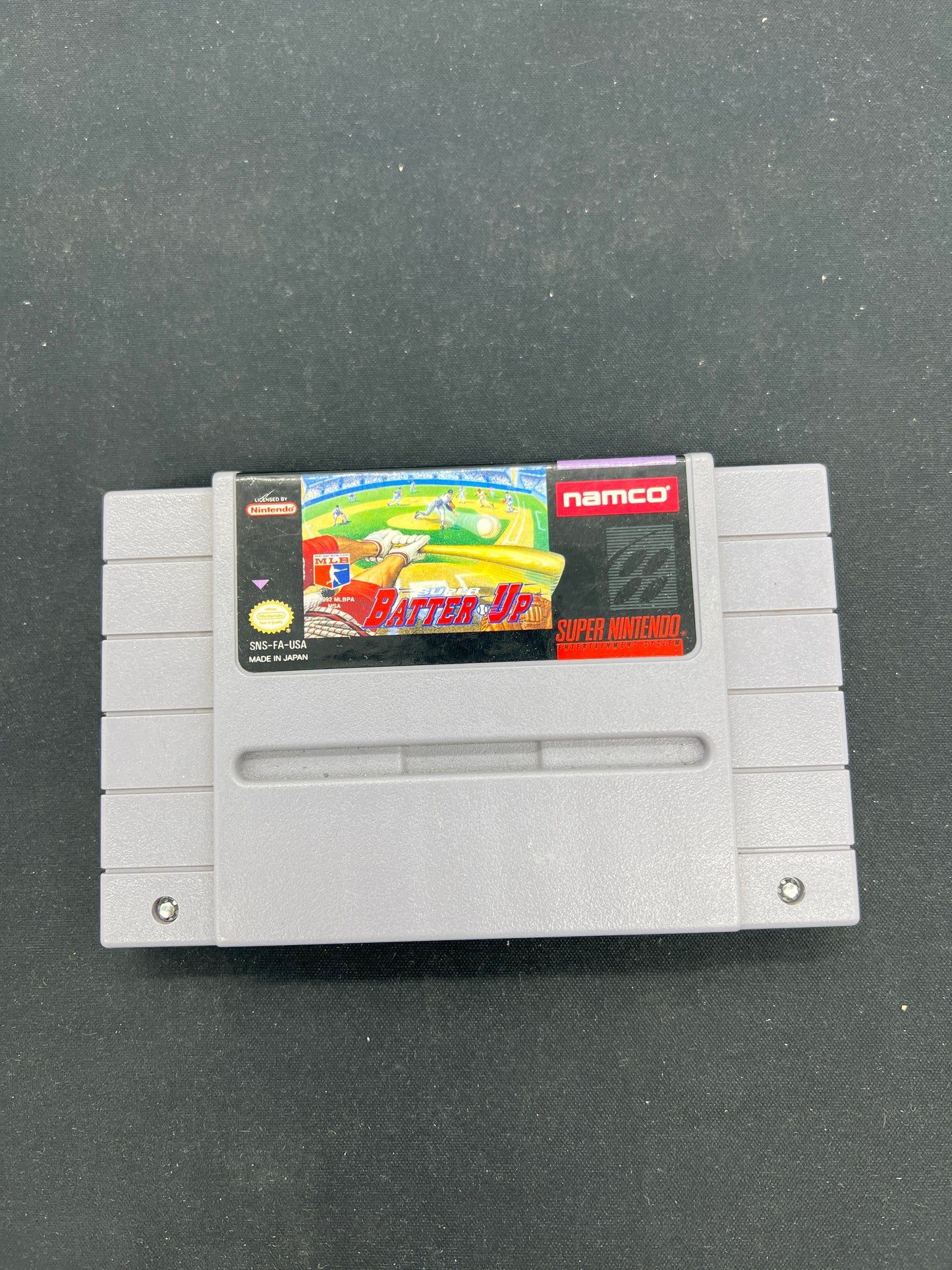 Auction Lot 170: SNES Video Game MLB Batter Up Loose