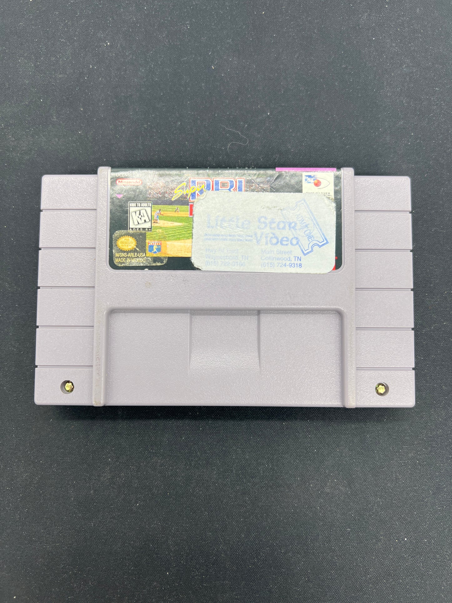 Auction Lot 47: SNES Video Game Super R.B.I. Baseball
