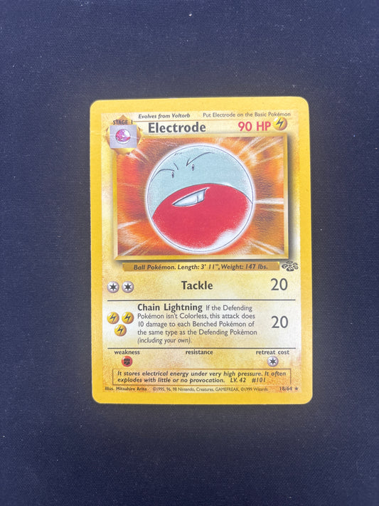 Auction Lot 37: Pokemon Card Electrode Jungle Condition Vary
