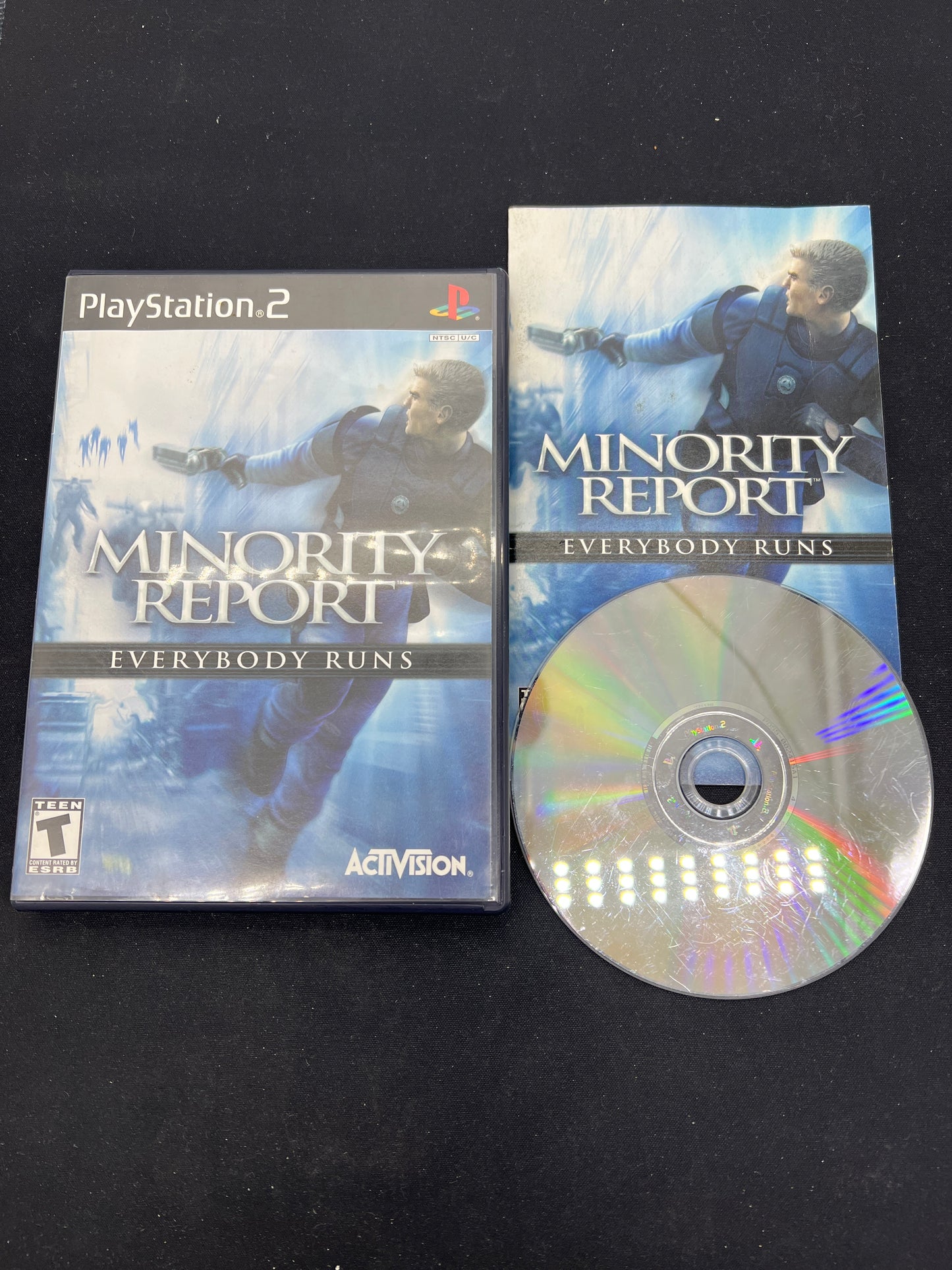 Auction Lot 110: PlayStation 2 Video Game Minority Report Everybody Runs CIB