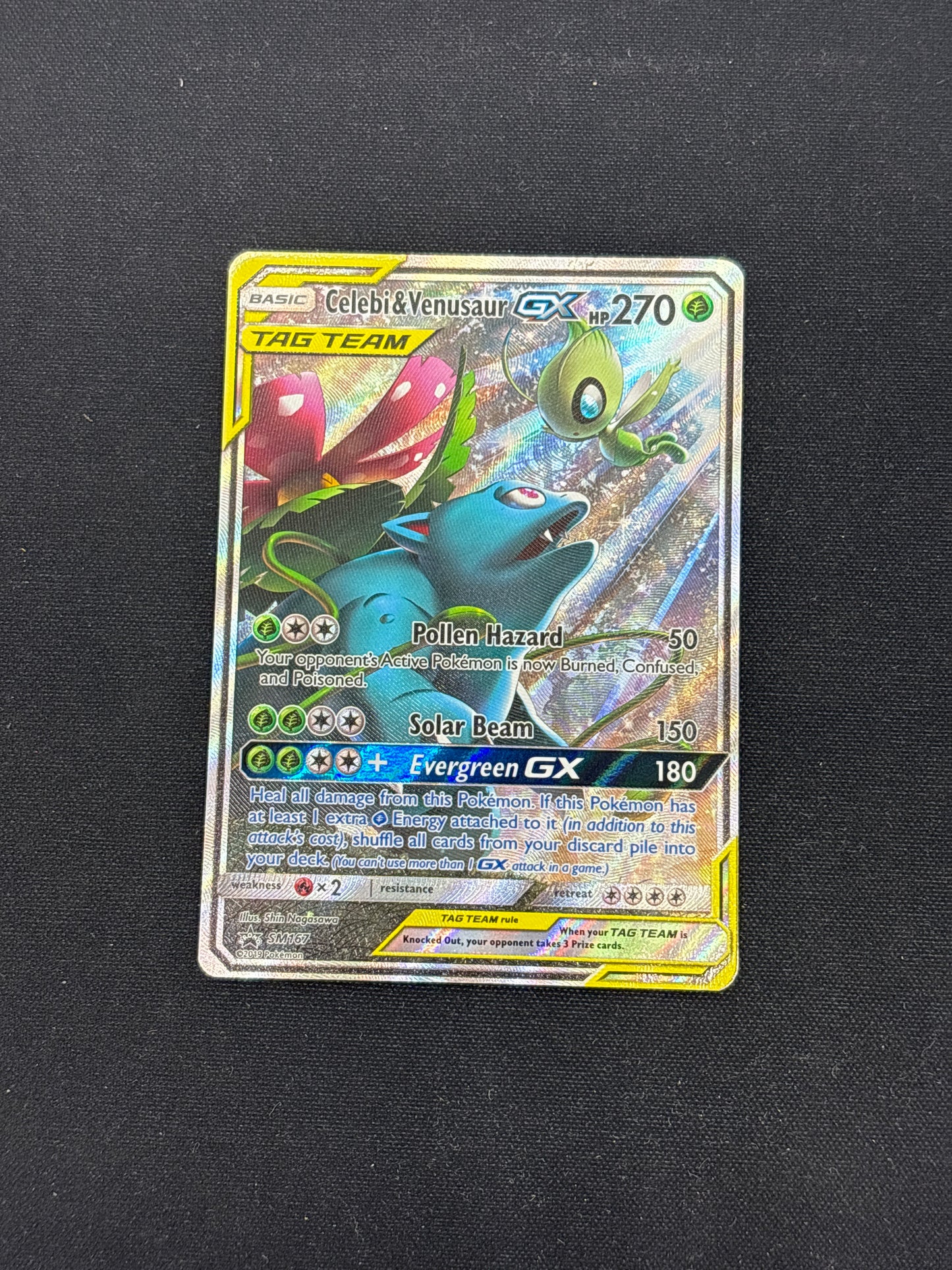 Auction Lot 496: Pokemon Cards Celebi & Venusaur GX Alt Art Tin Promo Condition Vary