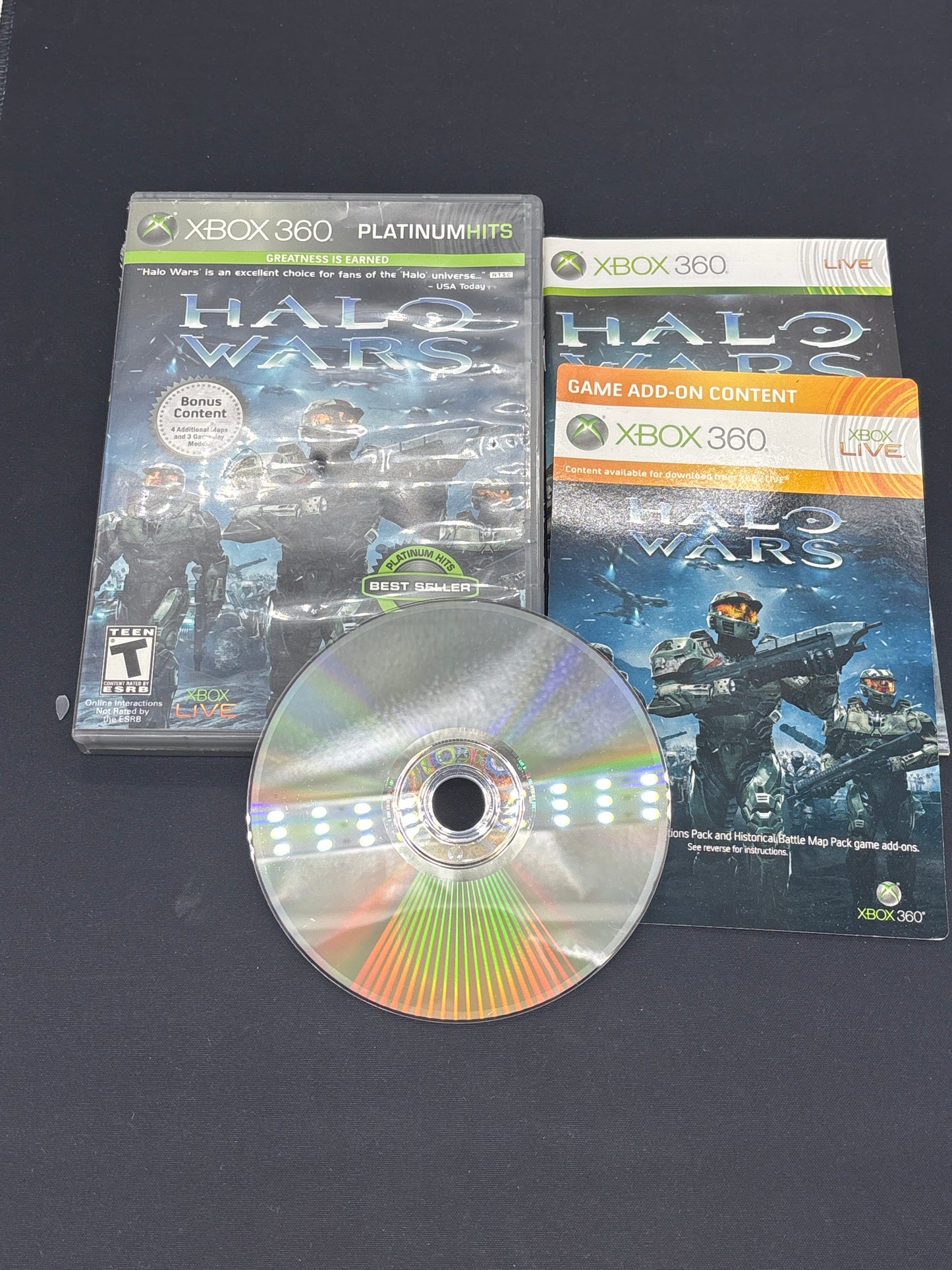 Auction Lot 153: Halo Wars XBOX 360 Video Game CIB