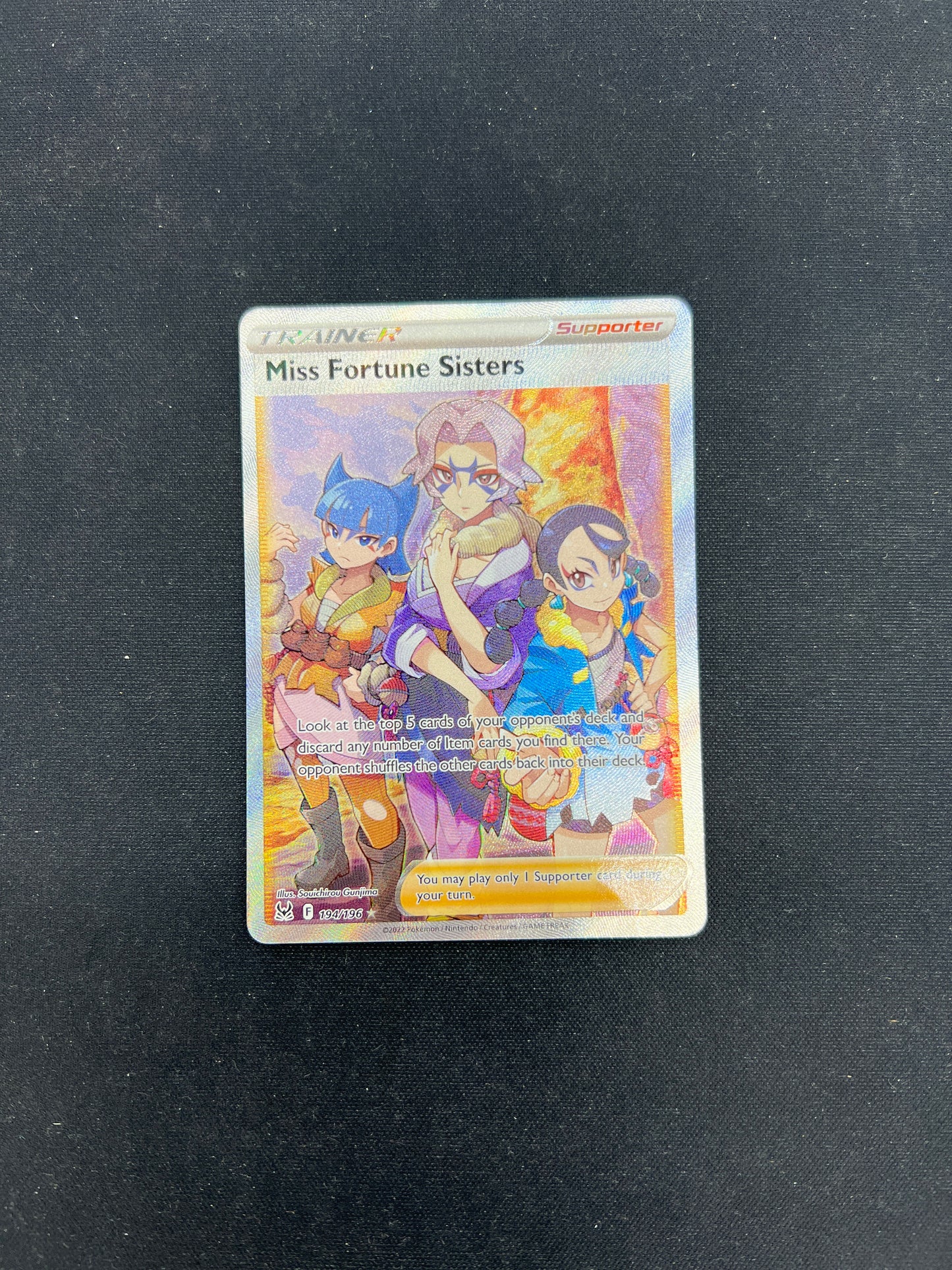 Auction Lot 260: Pokemon Cards Lost Origin Miss Fortune Sisters Full Art Condition Vary