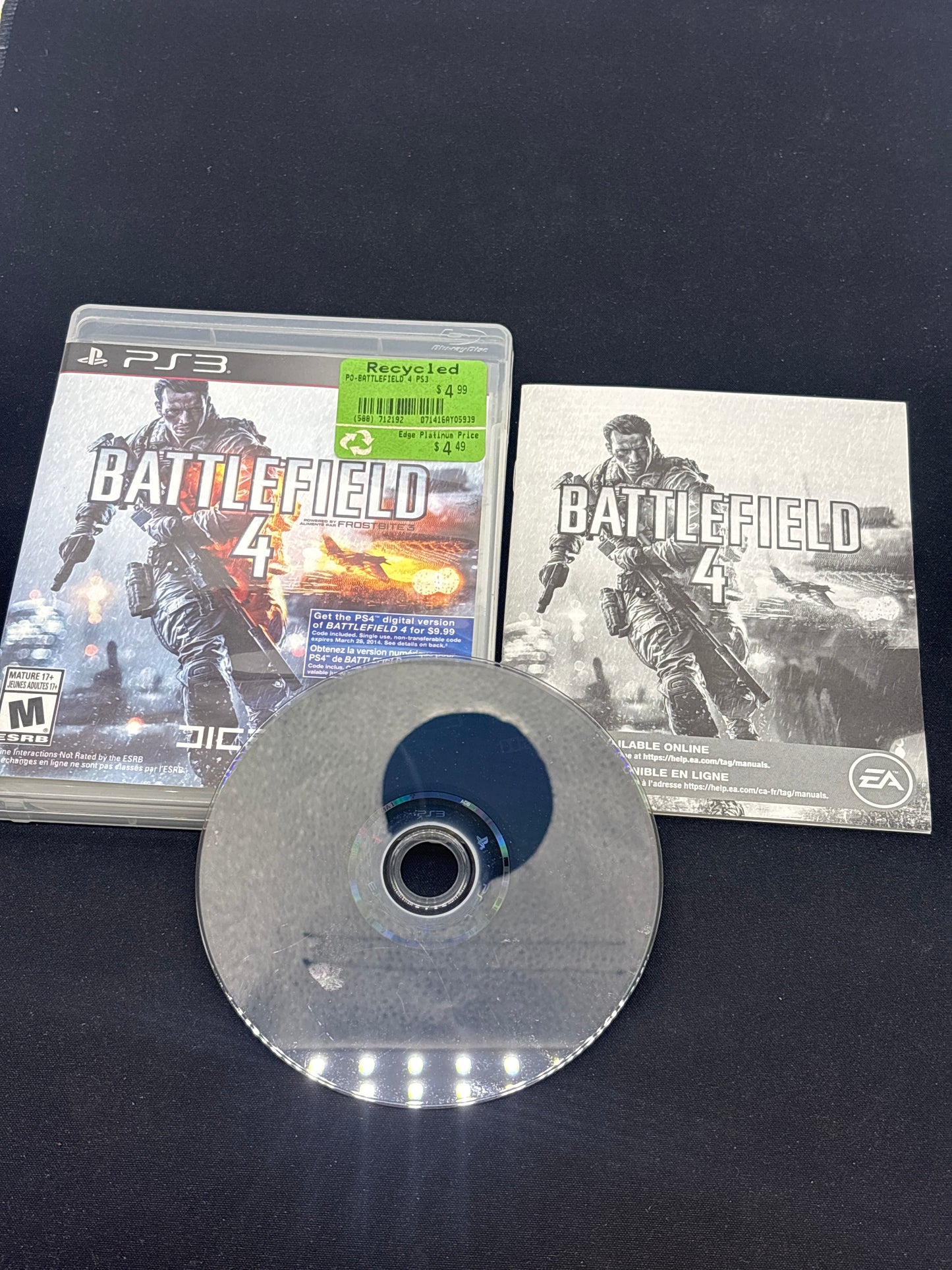 Auction Lot 268: Playstation 3 Video Game Battlefield 3 CIB