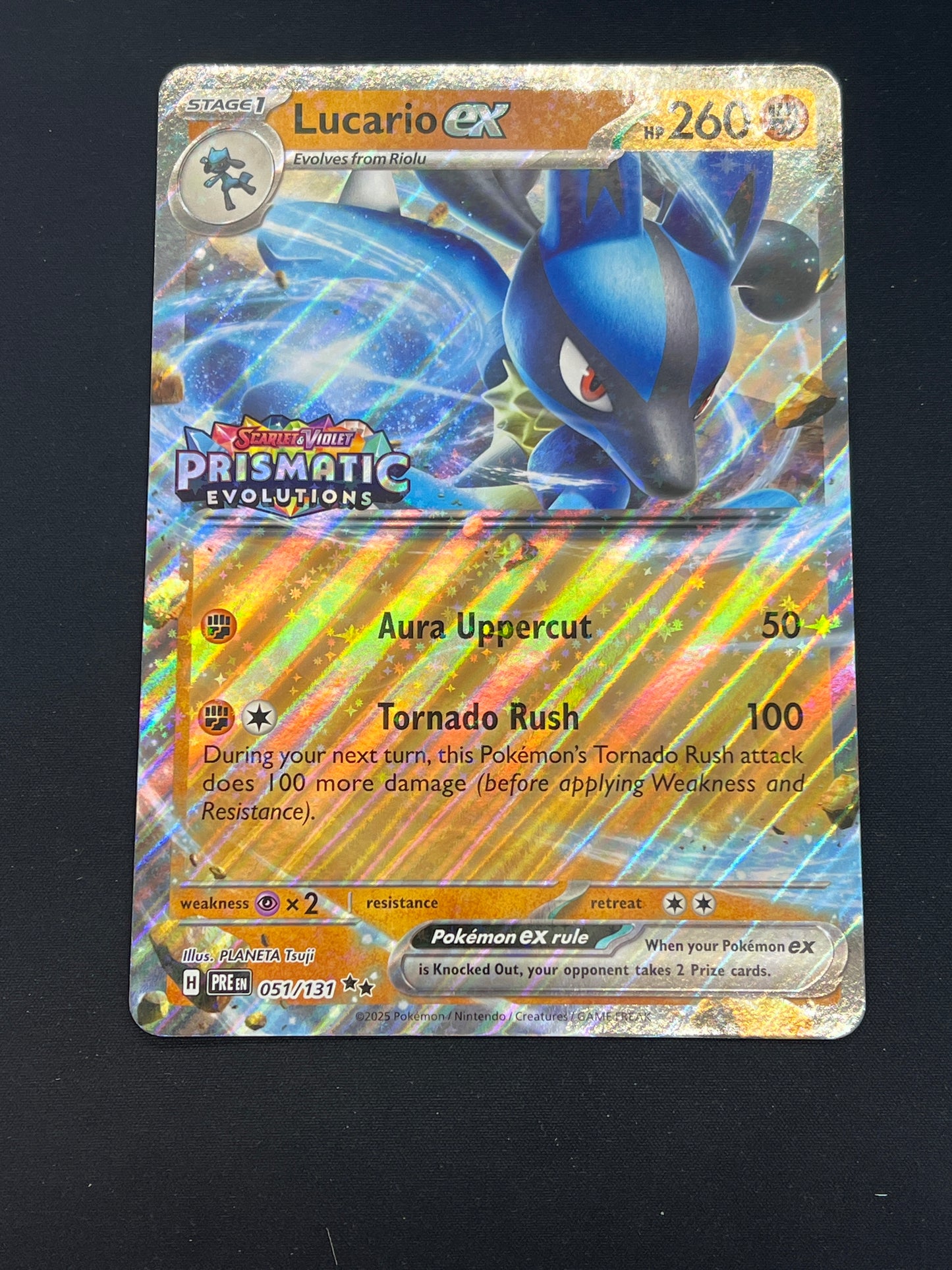 Auction Lot 117: Pokemon Cards Lucario EX Stamped Jumbo Card Condition Vary