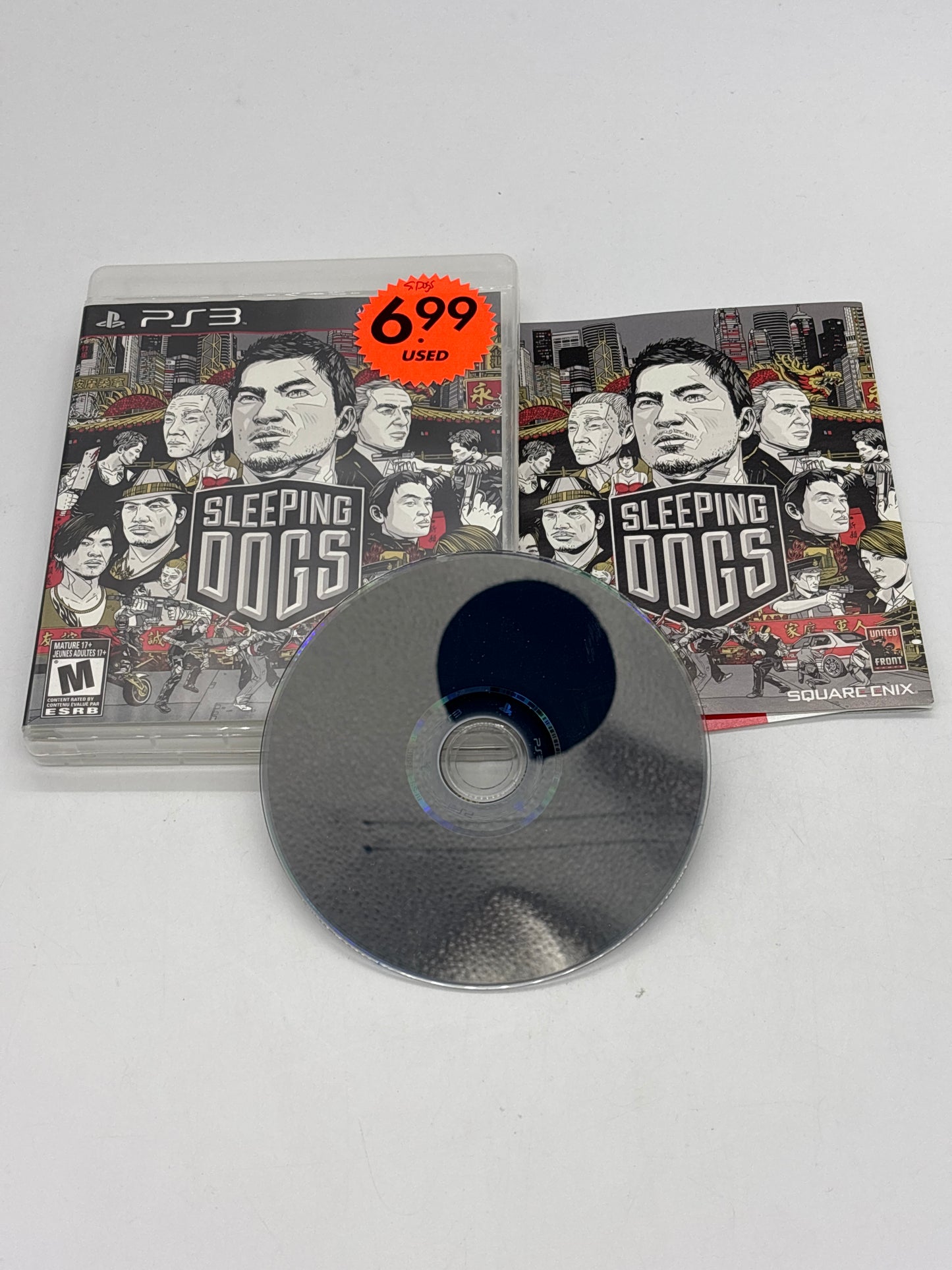 Auction Lot 143: Sleeping Dogs Video Game PlayStation 3