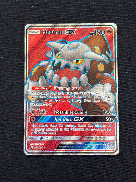 Auction Lot 335: Heatran GX Full Art Card Conditions Vary