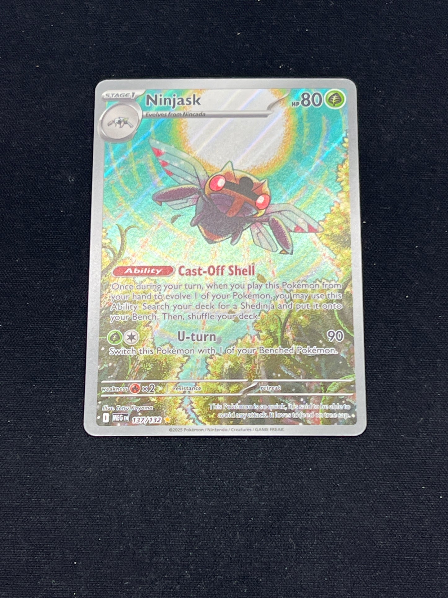 Auction Lot 86: Pokemon Cards Ninjask Illustration Rare Condition Vary