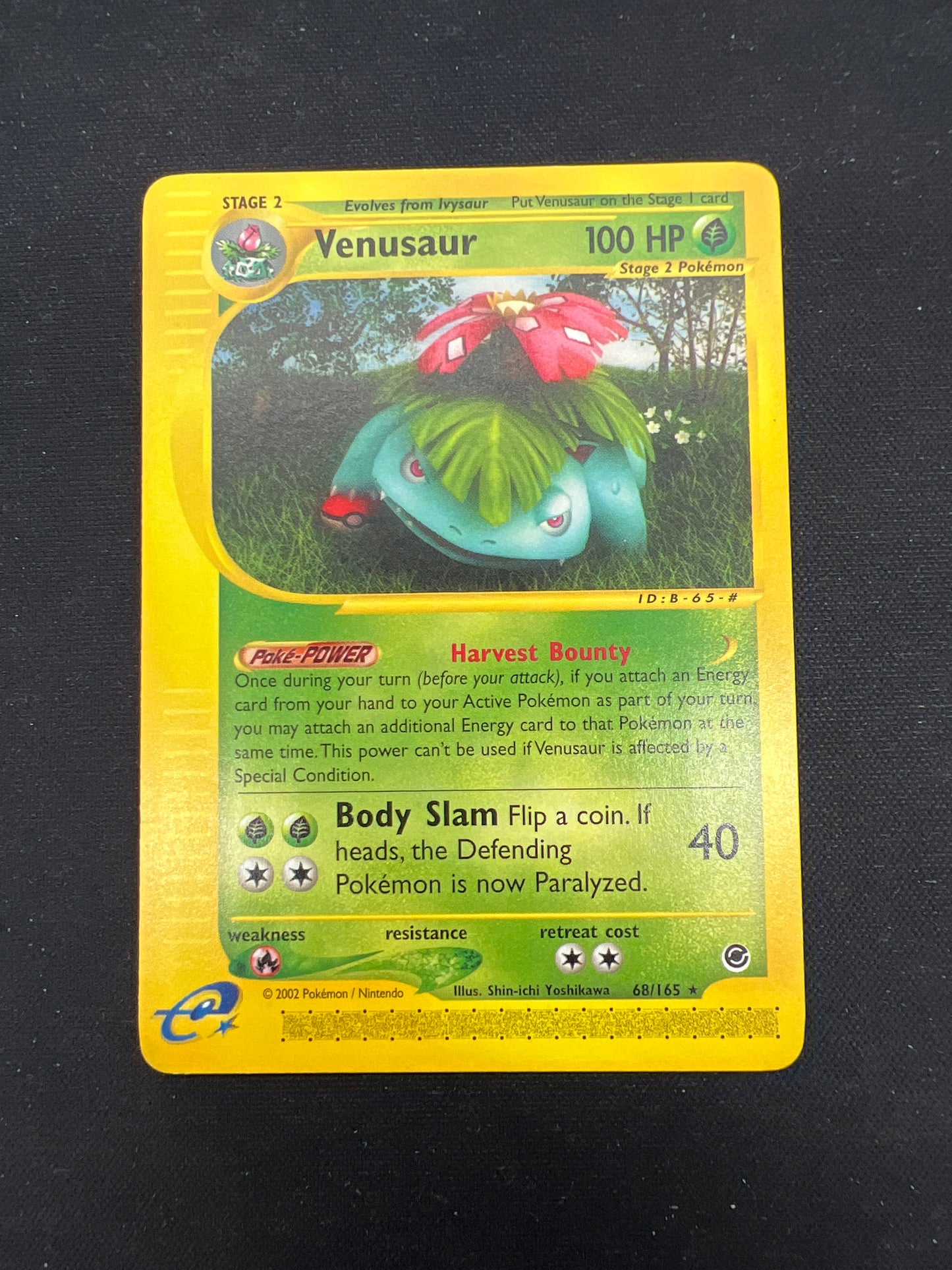 Auction Lot 160: Pokemon Cards Venusaur Expedition Conditions Vary