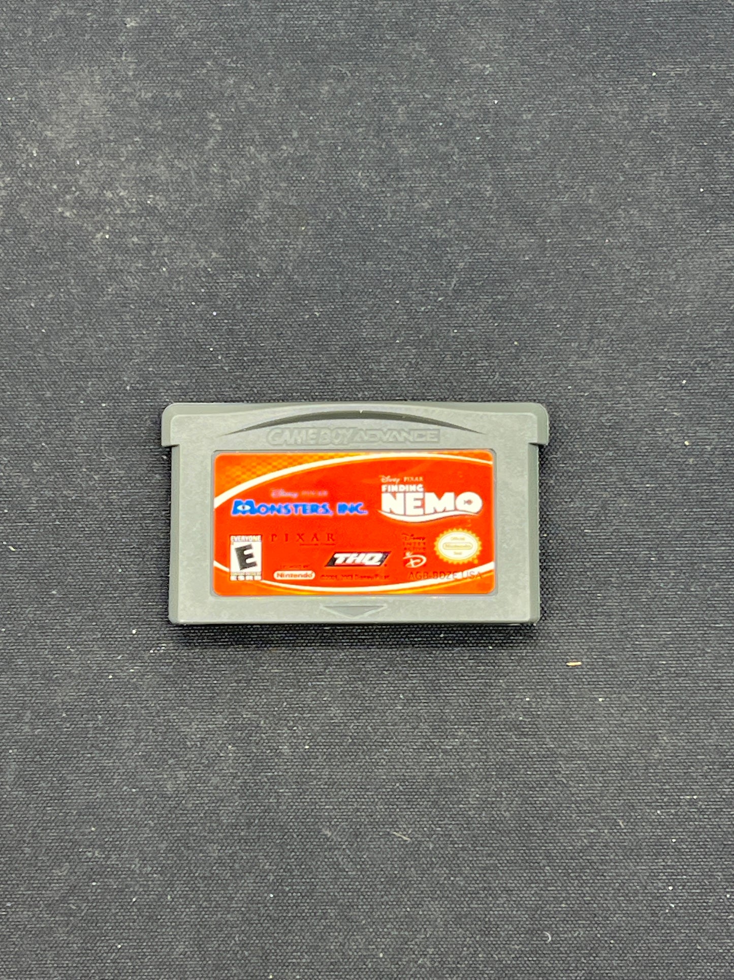 Auction Lot 205: Gameboy Advance Monster INC Finding Nemo Cartridge Only