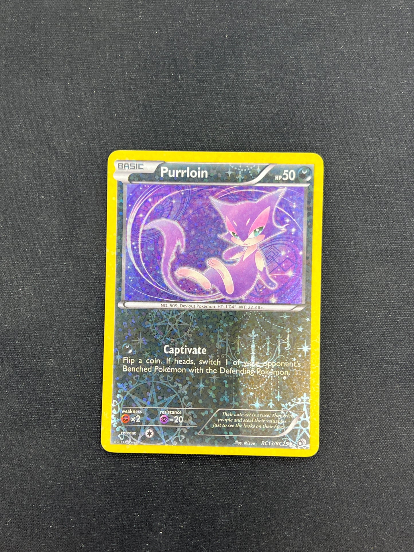 Auction Lot 56: Pokemon Cards Purrloin Holo Radiant Collection Condition Vary
