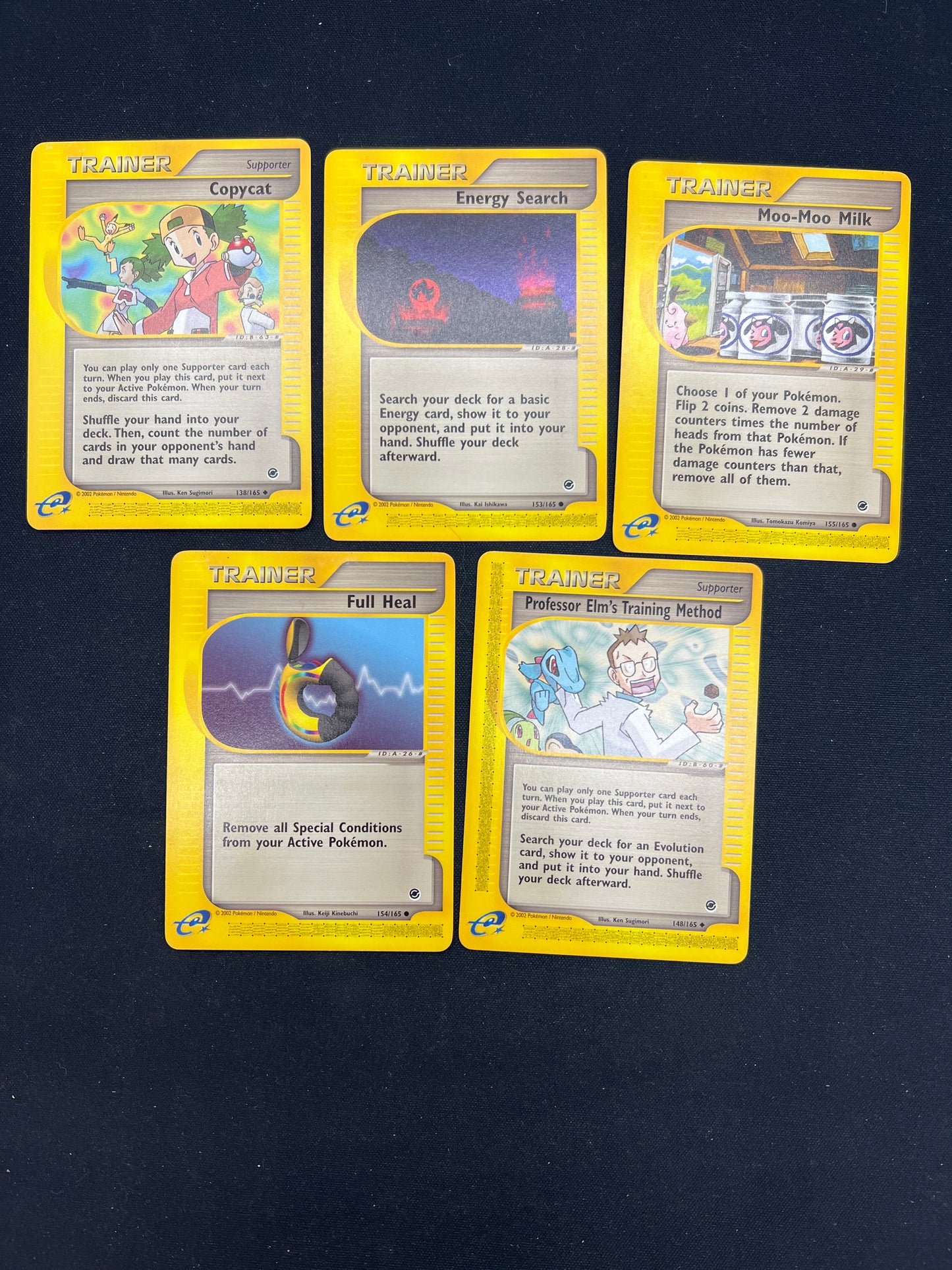 Auction Lot 394: Pokemon Cards Expedition Trainer Lot Conditions Vary