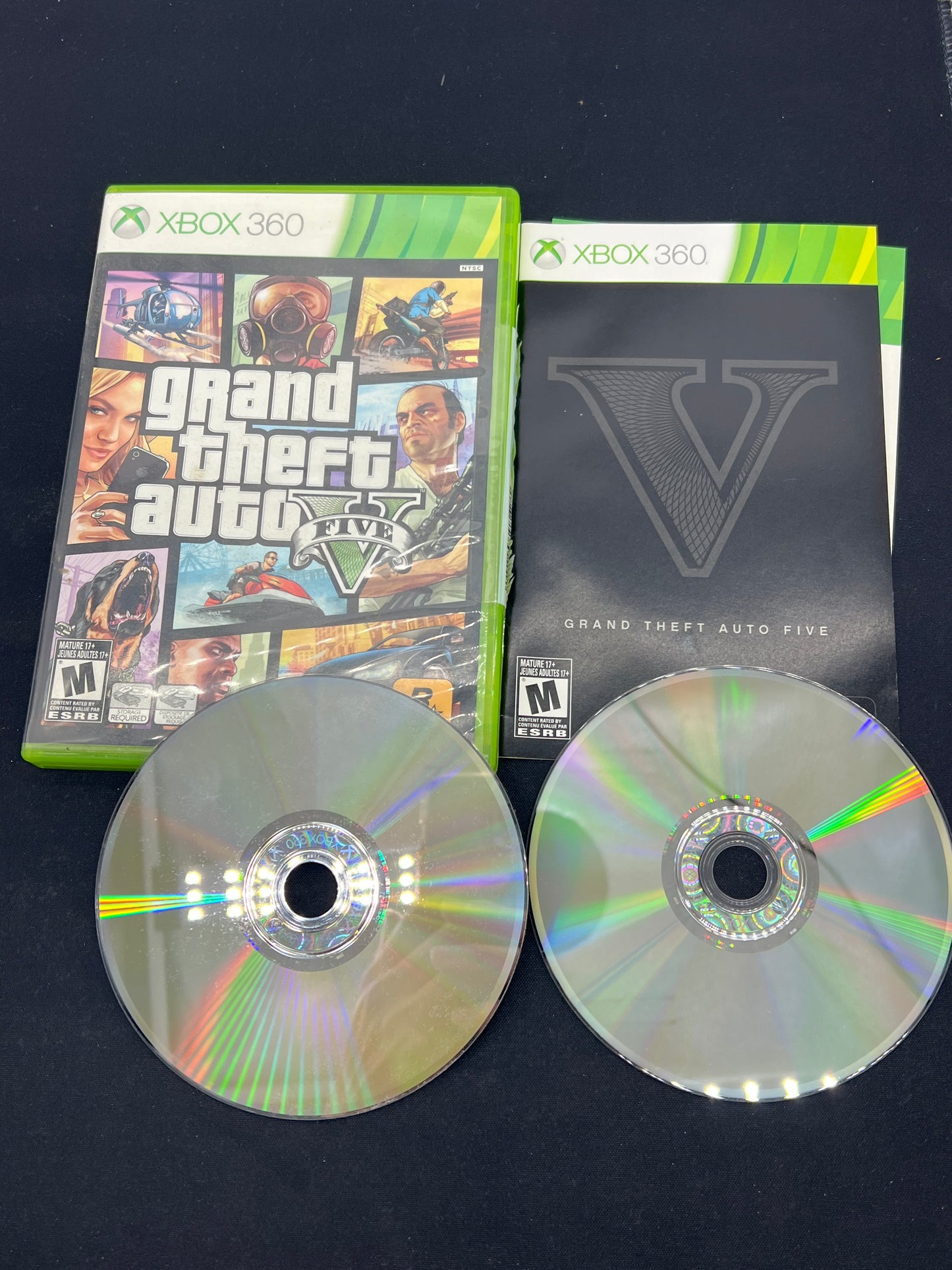 Auction Lot 97: XBOX 360 Grand Theft Auto V CIB