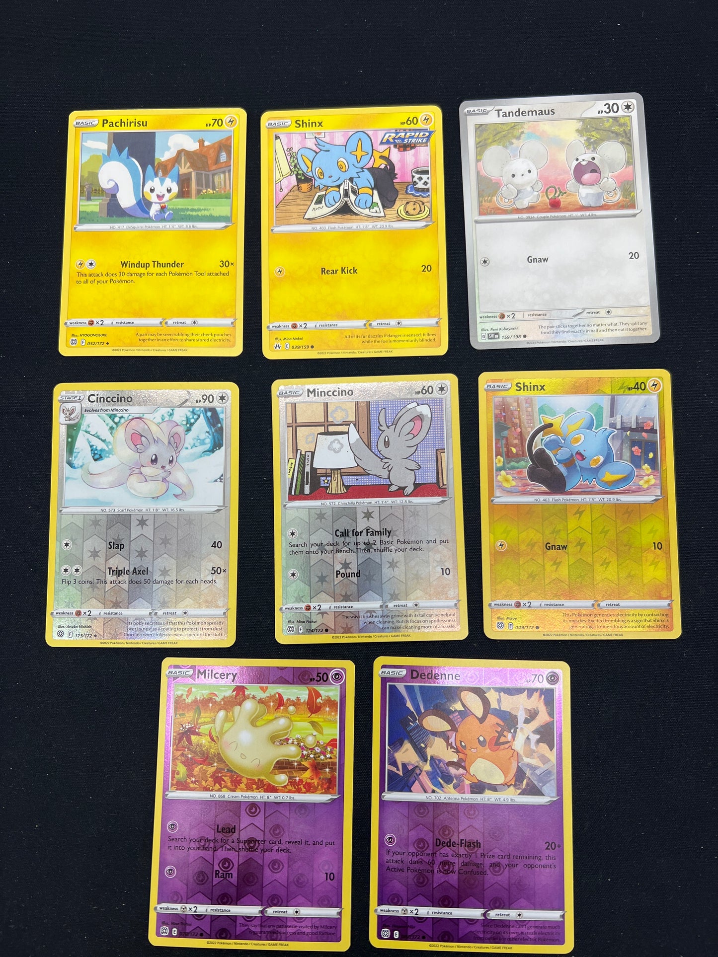 Auction Lot 316: Pokemon Cards Assorted Lot of 8 Common Uncommon Reverse Holos Conditions Vary