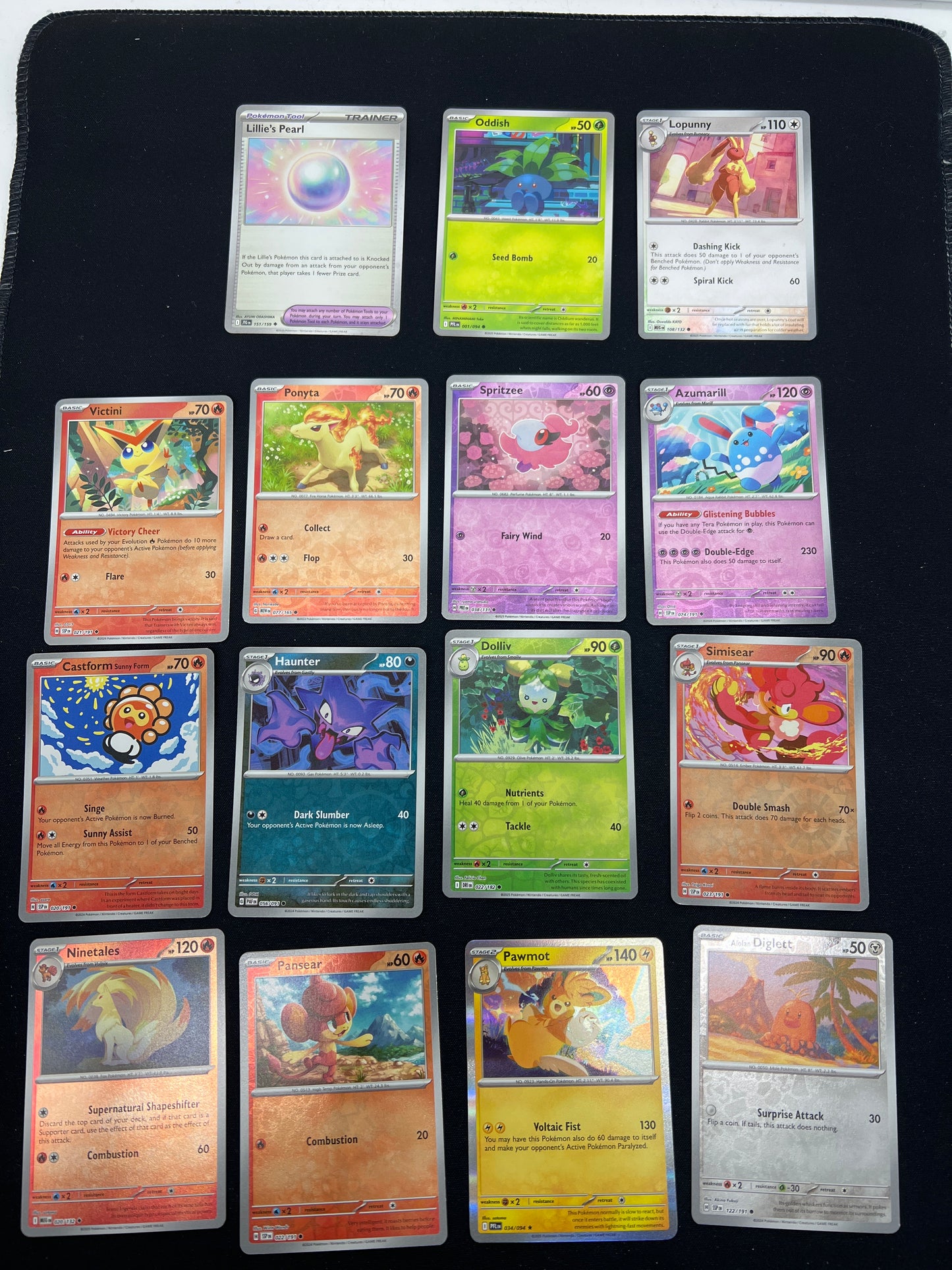 Auction Lot 393: Pokemon Cards Lot of 15 Assorted Reverse Holos SV Conditions Vary