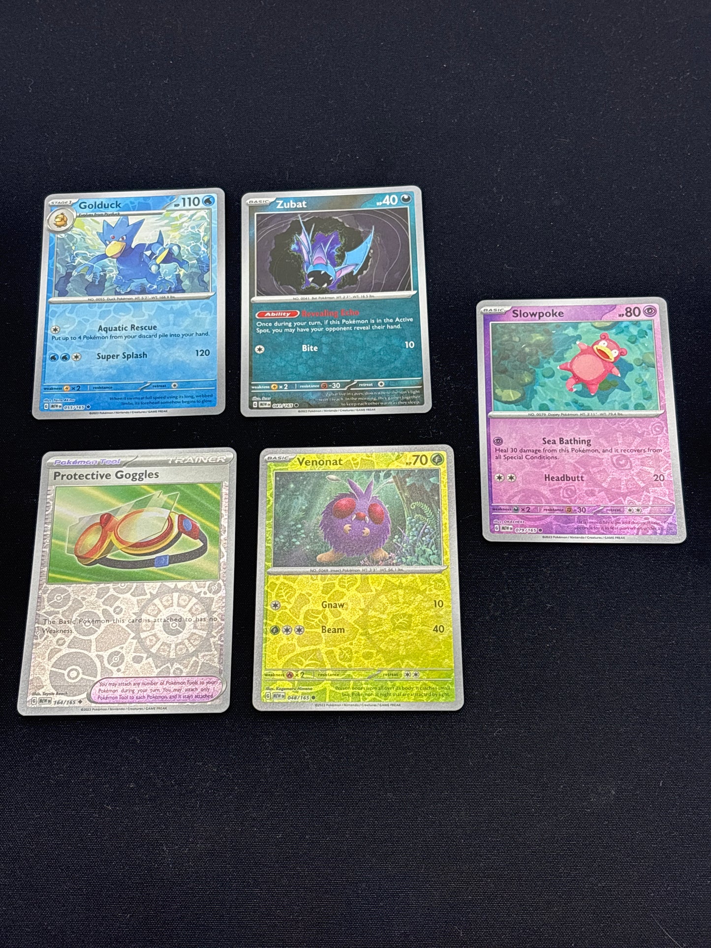 Auction Lot 163: Pokemon Cards SV 151 Reverse Holo Lot of 5 Conditions Vary