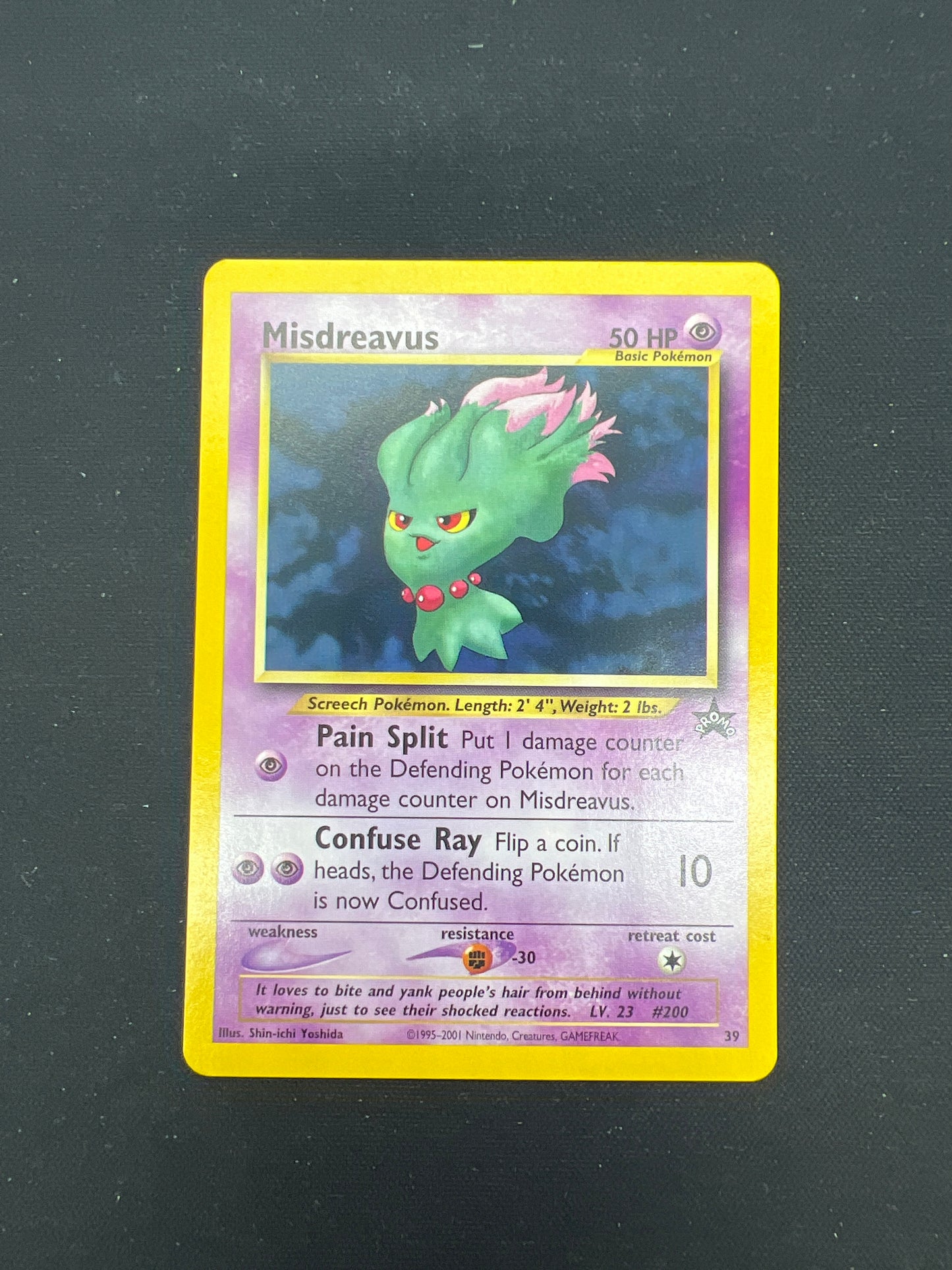 Auction Lot 151: Pokemon Cards Misdreavus WOTC Promo Card Condition Vary