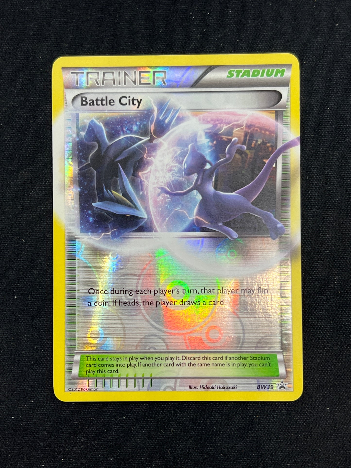 Auction Lot 94: Pokemon Cards Battle City Trainer BW Promo Conditions Vary