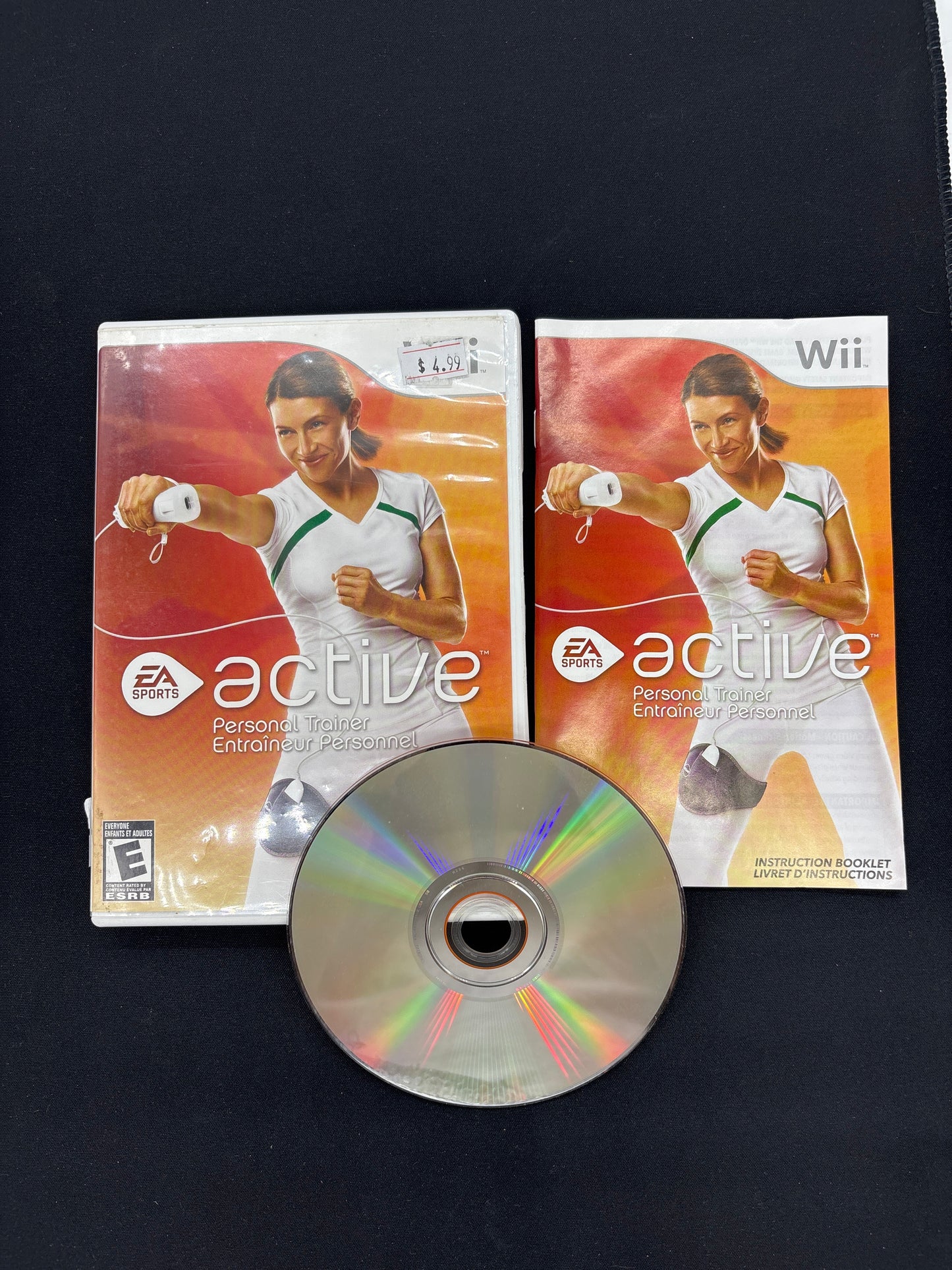 Auction Lot 23: Active Personal Trainer Video Game Nintendo Wii CIB