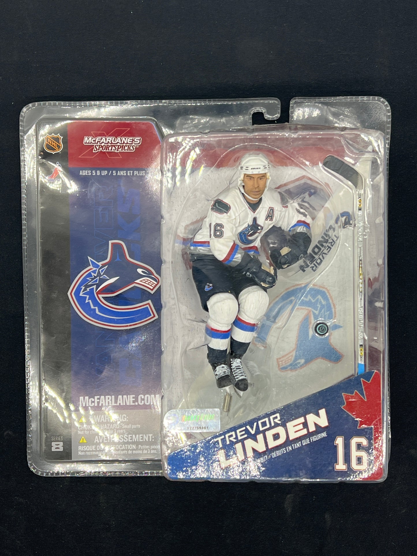 Auction Lot 8: McFarlene's Sports Picks Trevor Linden Figure
