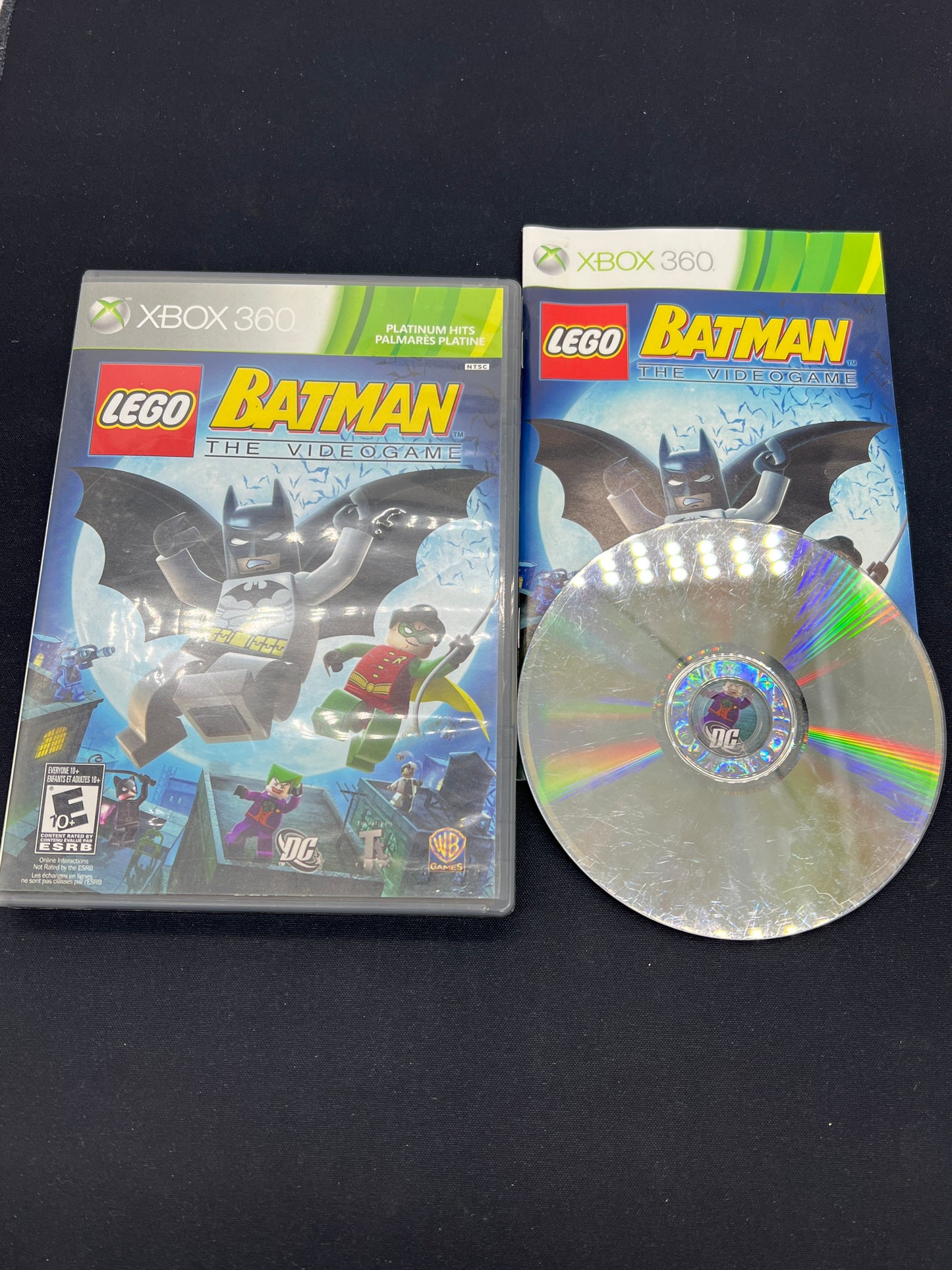 Auction Lot 159: XBOX 360 Video Game Lego Batman CIB