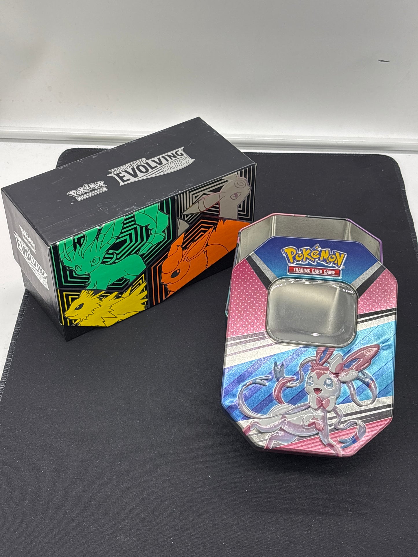 Auction Lot 139: Pokemon Empty Tin and ETB