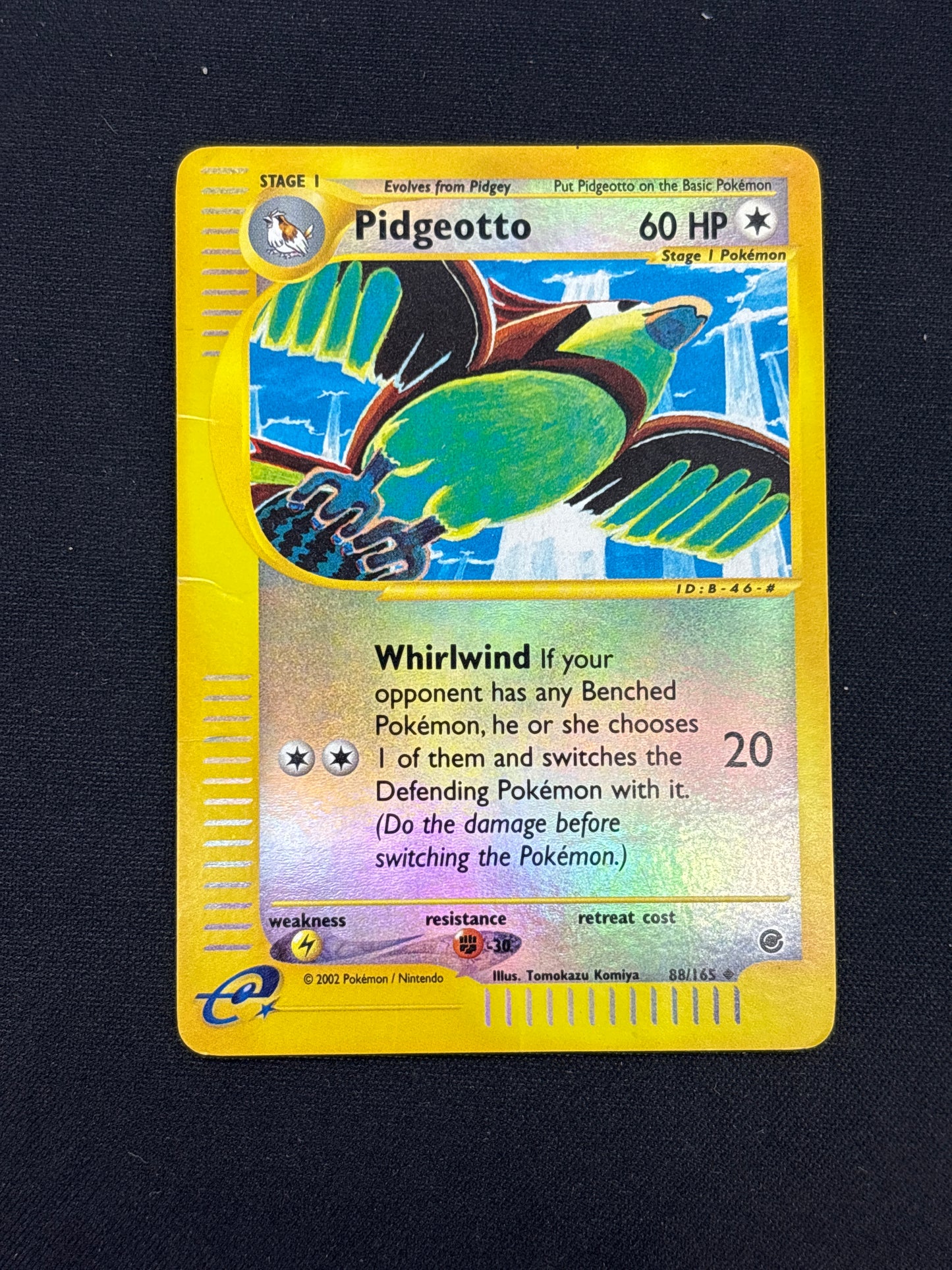 Auction Lot 21: Pidgeotto Reverse Holo Card Conditions Vary