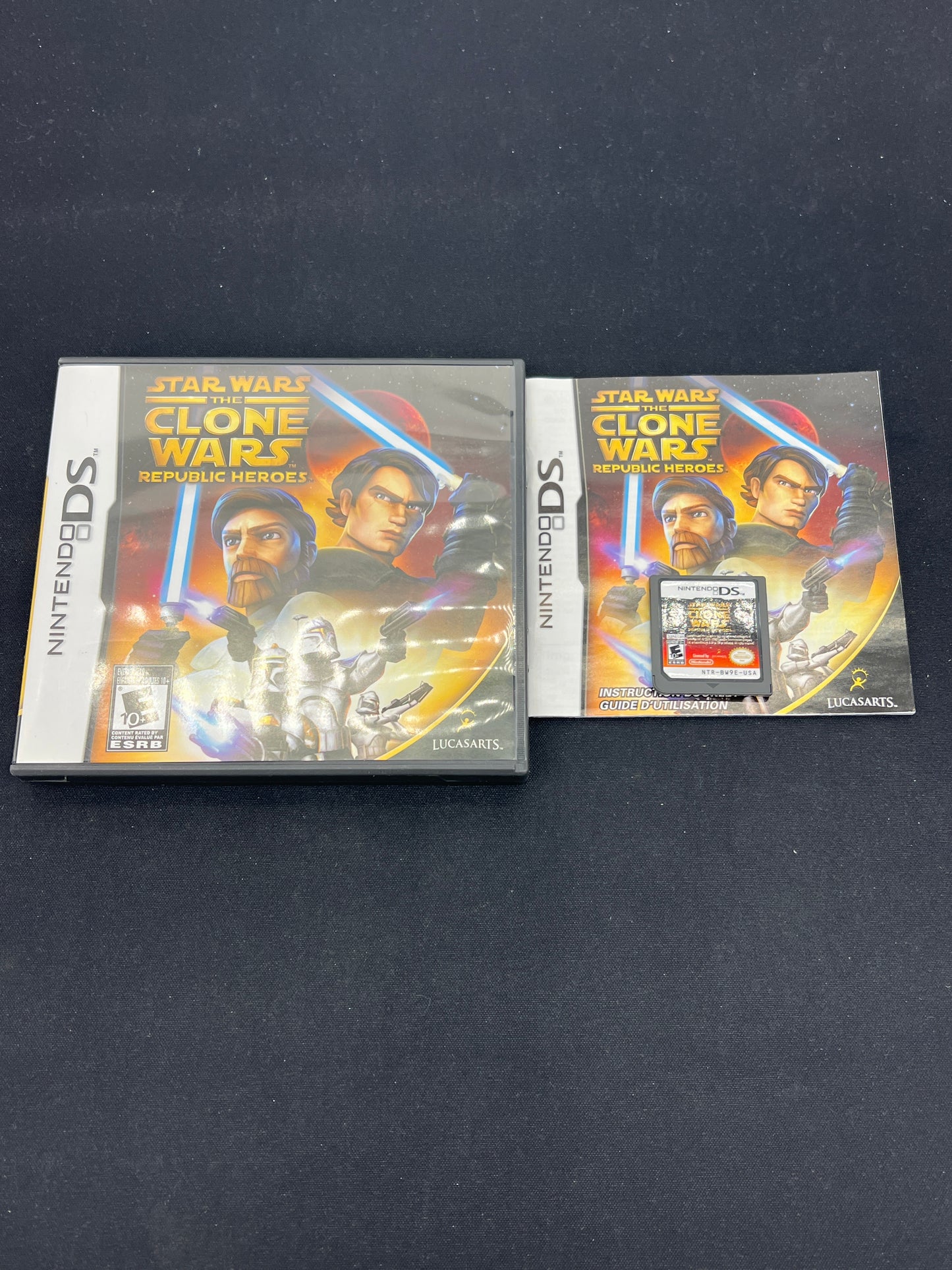 Auction Lot 226: Nintendo DS Videogame Star Wars Clone Wars Republic Heroes CIB