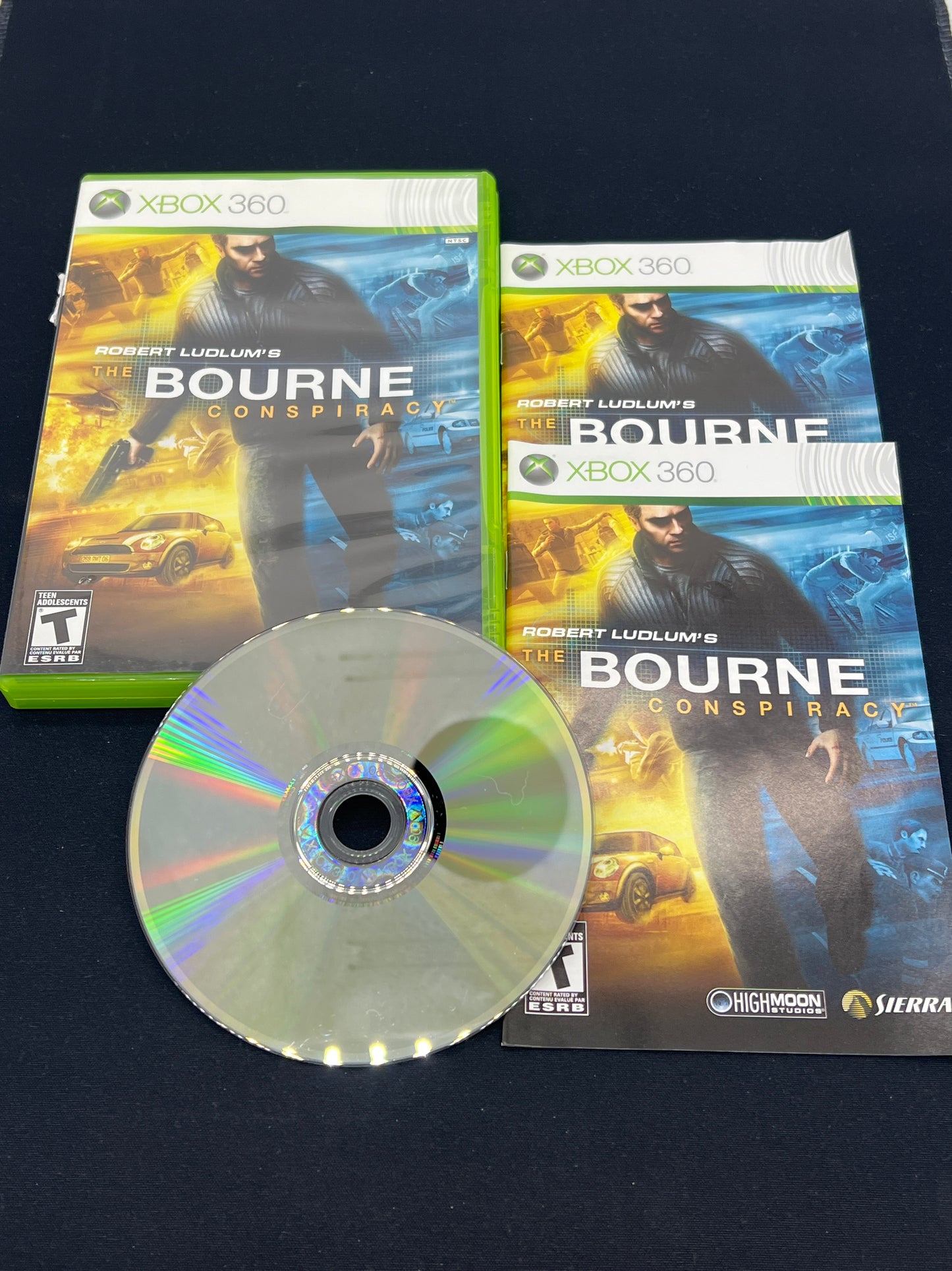 Auction Lot 143: XBOX 360 Video Game The Bourne Conspiracy CIB
