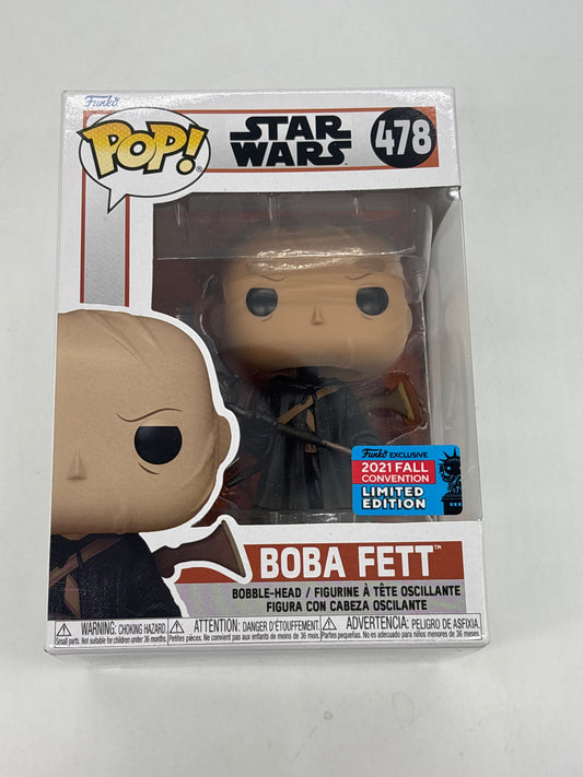 Auction Lot 105: Pop Funko Boba Fett Figure 478 Fall Convention Exclusive