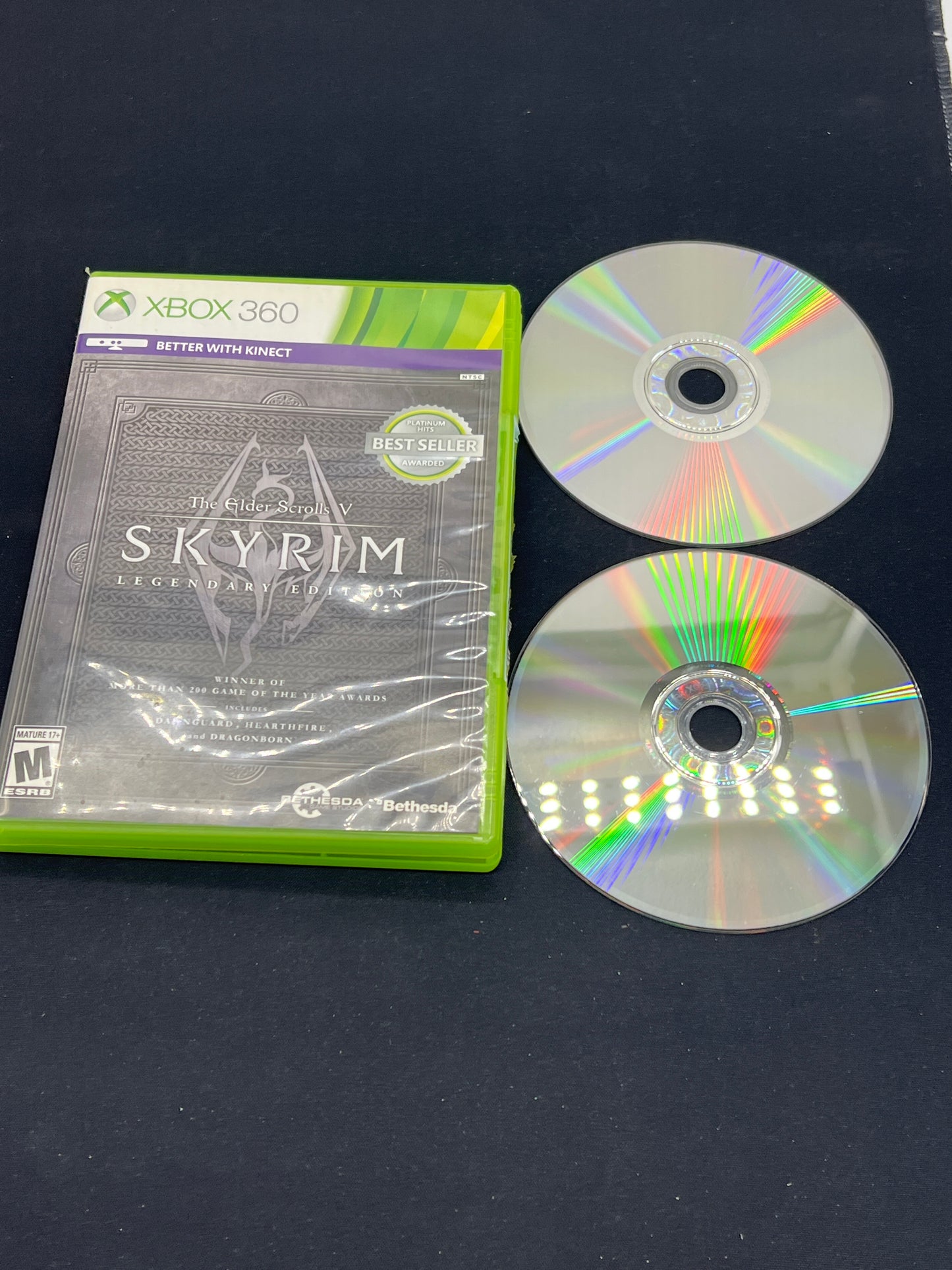 Auction Lot 32: XBOX 360 Skyrim The Elder Scrolls V Legendary Edition Disc & Case