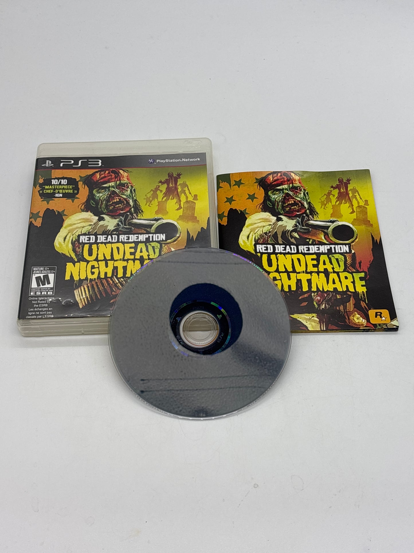 Auction Lot 142: Red Dead Redemption Undead Nightmare Video Game PlayStation 3 CIB