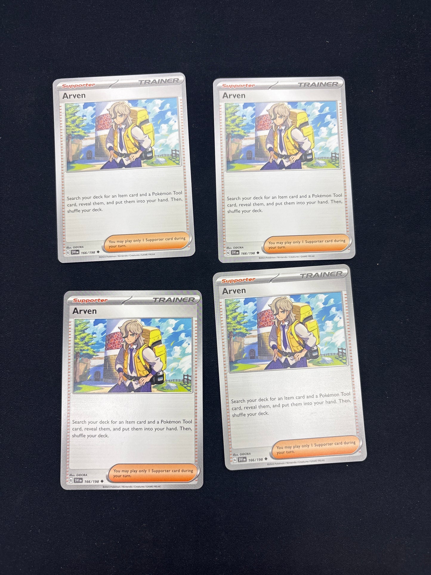 Auction Lot 244: Pokemon SV Trainer Card Lot 1 Conditions Vary