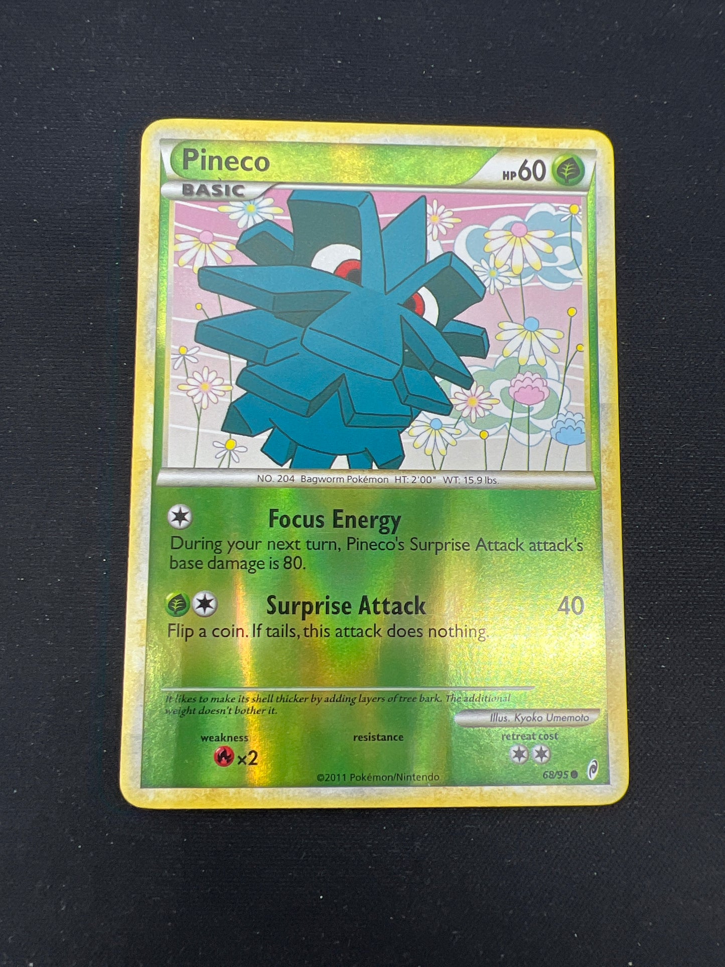 Auction Lot 291: Pokemon Cards Pineco Reverse Holo Call Of Legends Conditions Vary