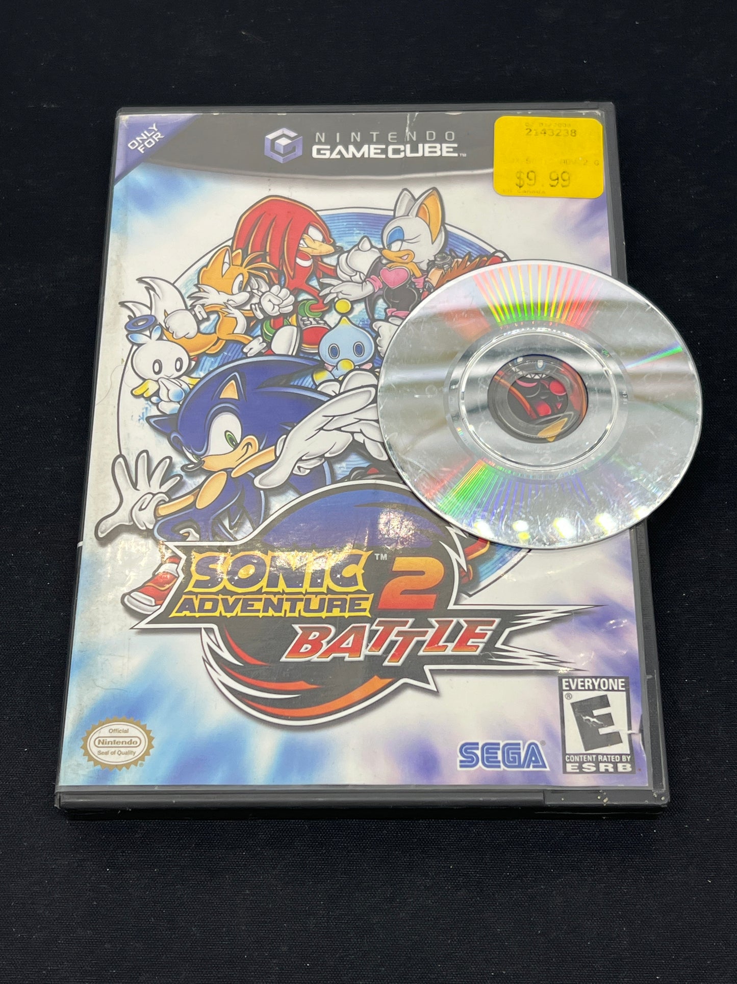 Auction Lot 223: Nintendo GameCube Video Game Sonic Adventures 2 Battle