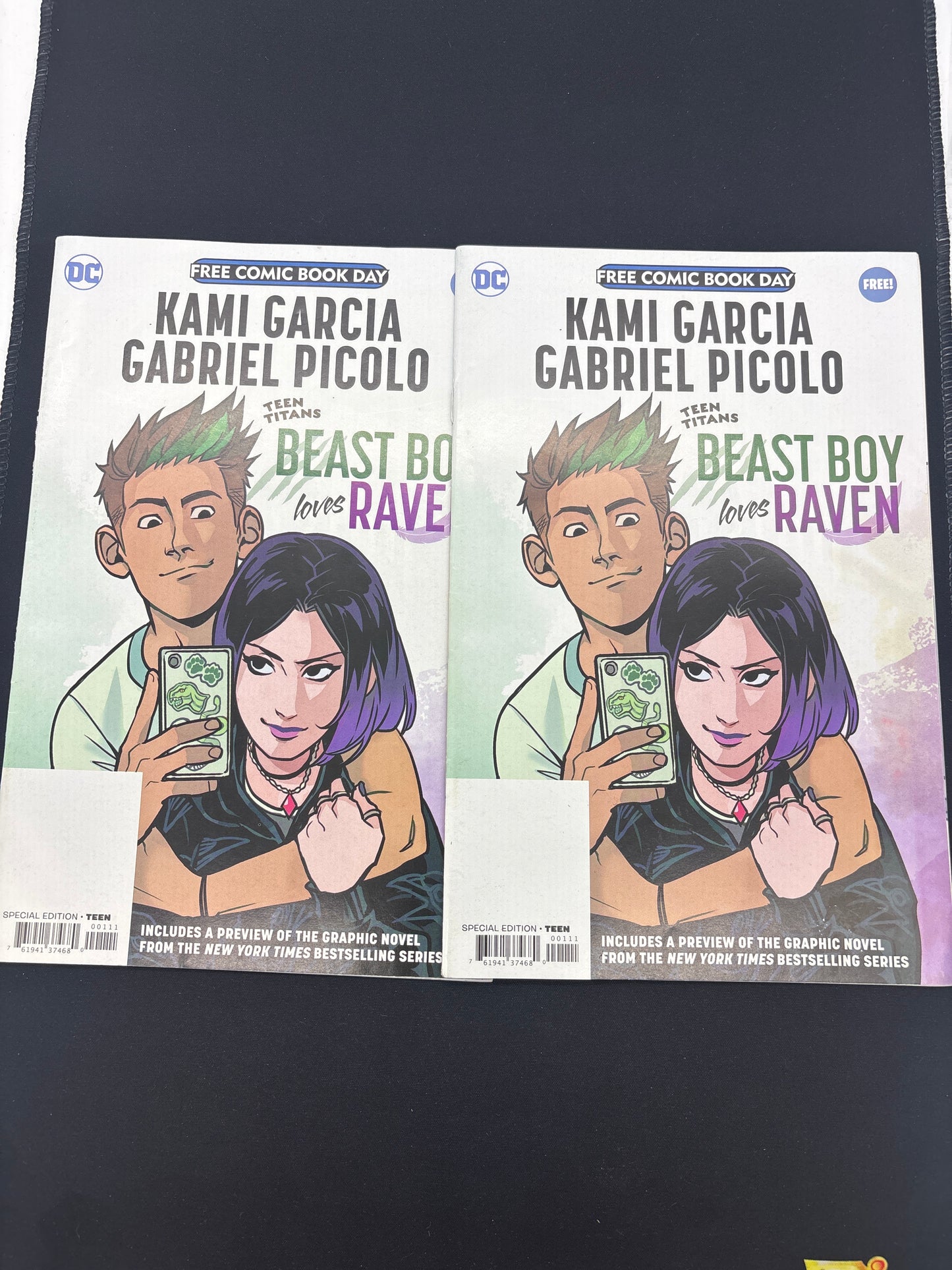Auction Lot 81: DC Comics Teen Titans Beast Boy Loves Raven Comic Book Lot