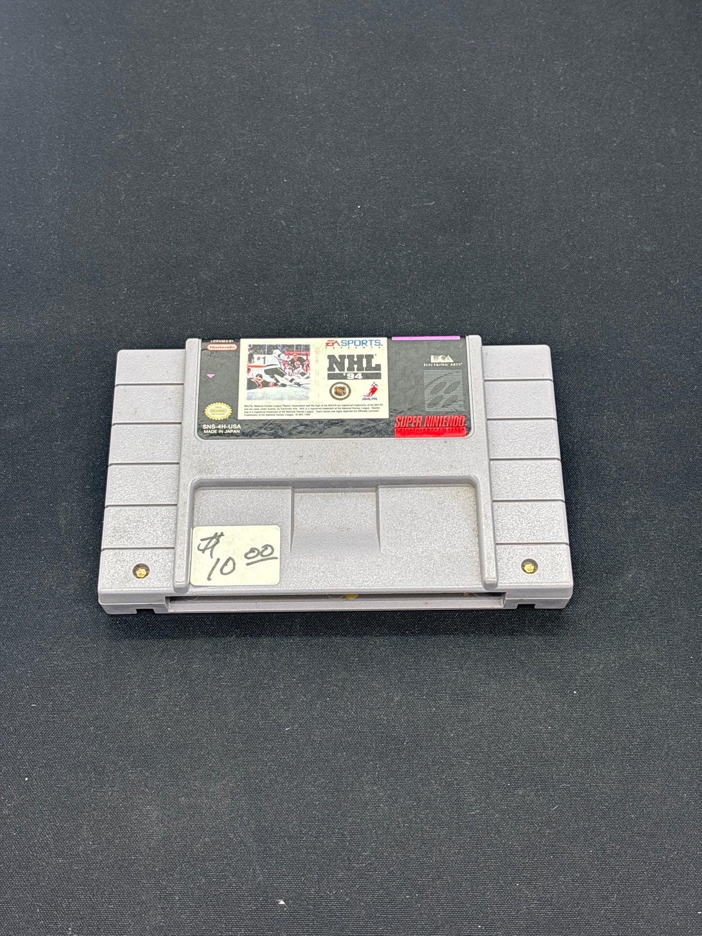 Auction Lot 80: SNES Video Game NHL 94 Loose