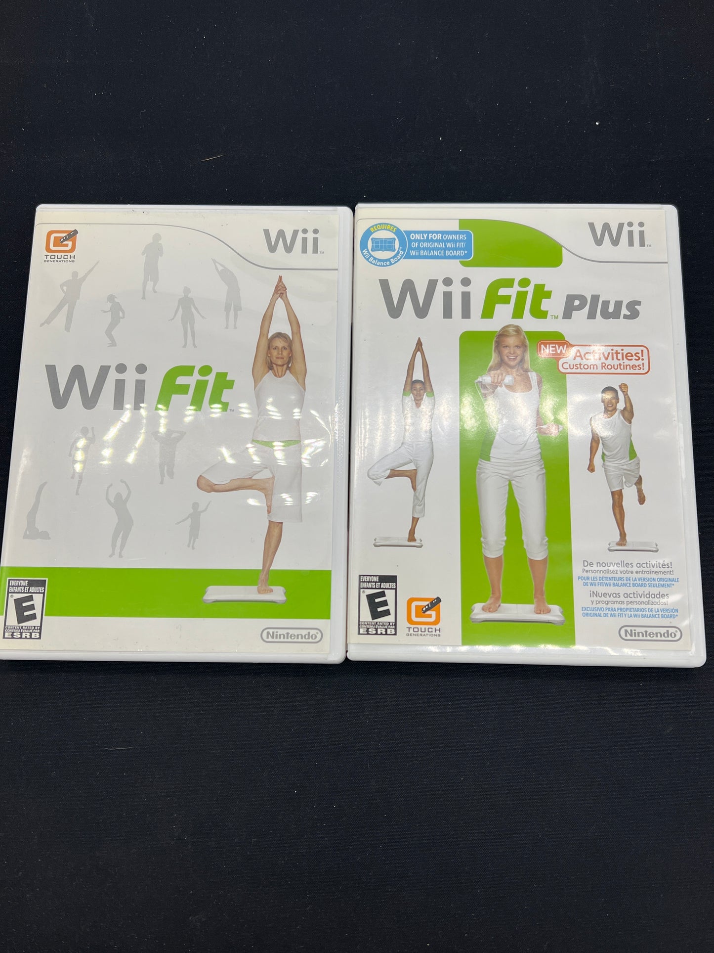 Auction Lot 61: Nintendo Wii Video Game Lot of 2 Wii Fit Wii Fit Plus CIB