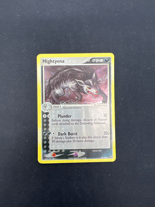 Auction Lot 413: Pokemon Cards Mightyena Holo Power Keepers Condition Vary