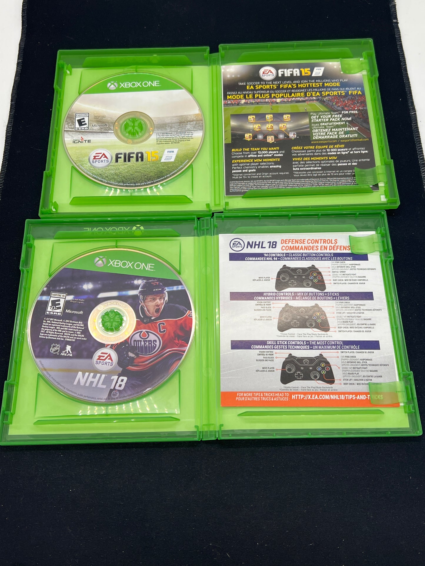 Auction Lot 58: XBOX One Video Game Assorted EA Sport Games CIB