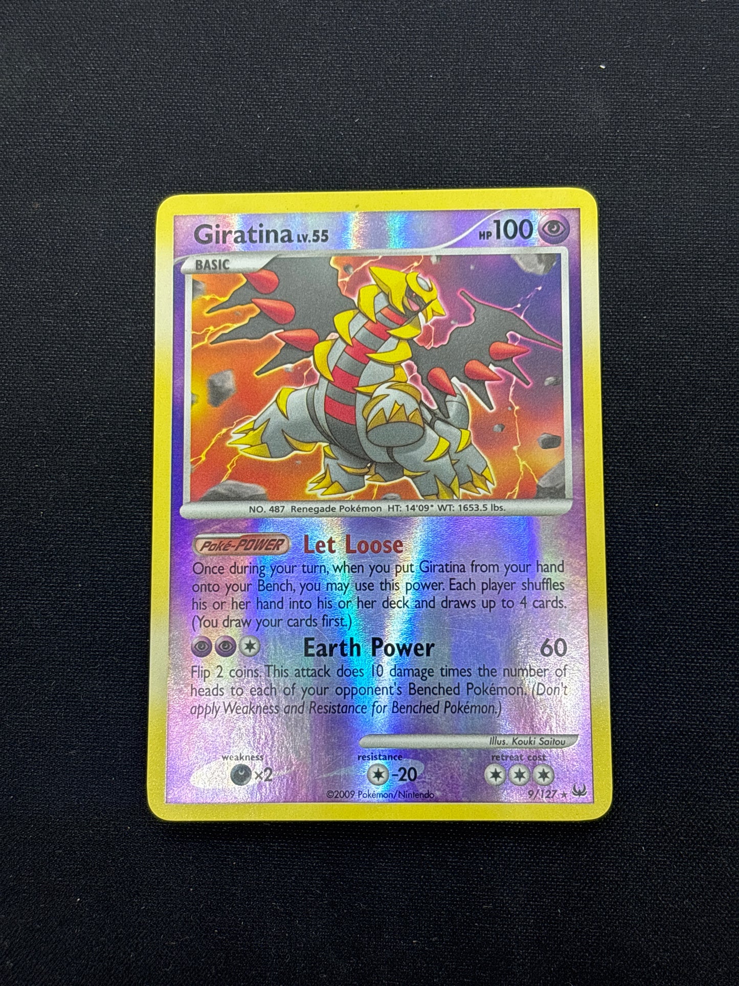 Auction Lot 184: Pokemon Cards Giratina Mid Era Reverse Holo Conditions Vary