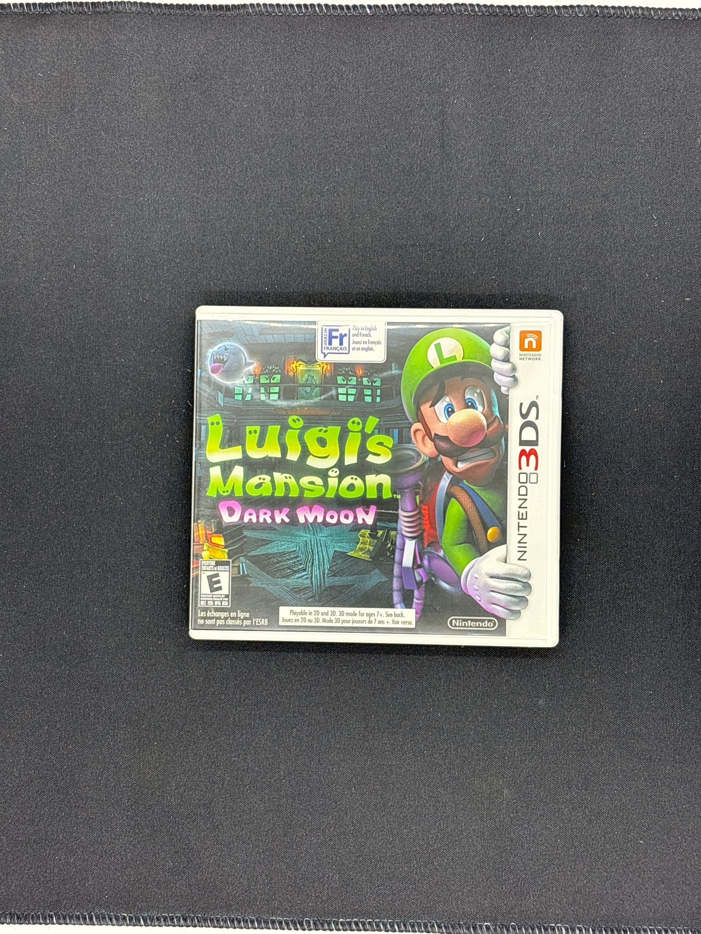 Auction Lot 142: Nintendo 3DS Luigi’s Mansion Dark Moon Video Game CIB
