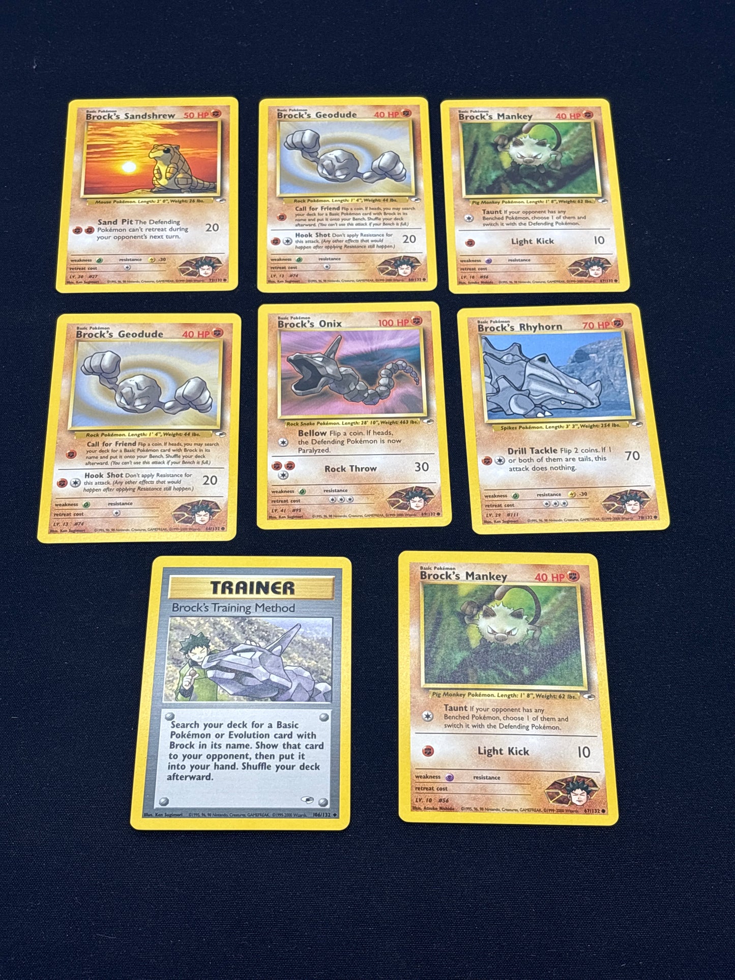 Auction Lot 127: Pokemon Cards Assorted Brocks Pokemon Commons Uncommons Conditions Vary
