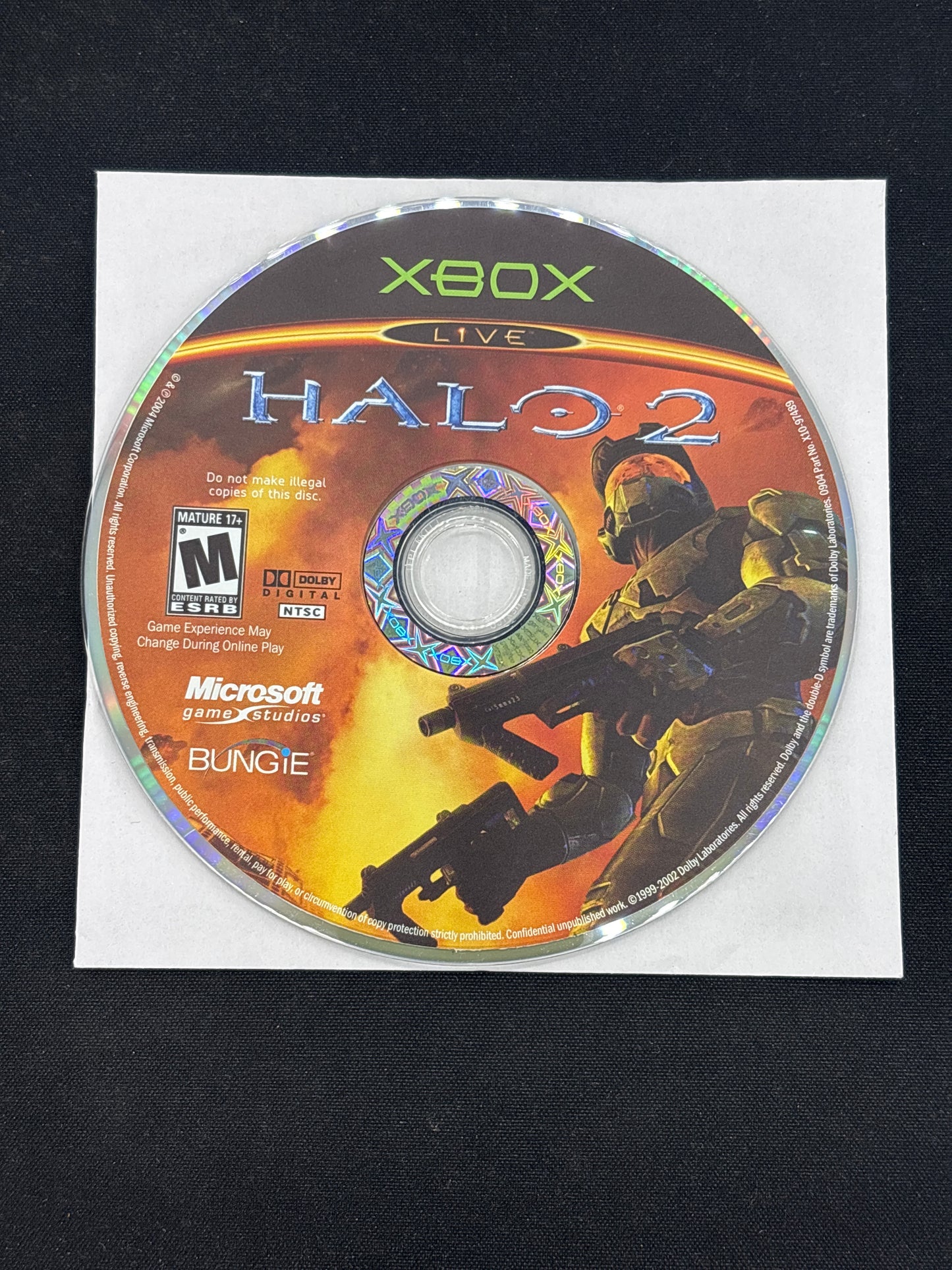 Auction Lot 154: XBOX Video Game Halo 2 Loose