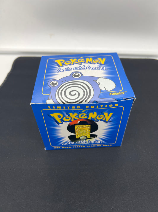 Auction Lot 3: Pokemon 23K Gold Plated Poliwhirl With Box Sealed