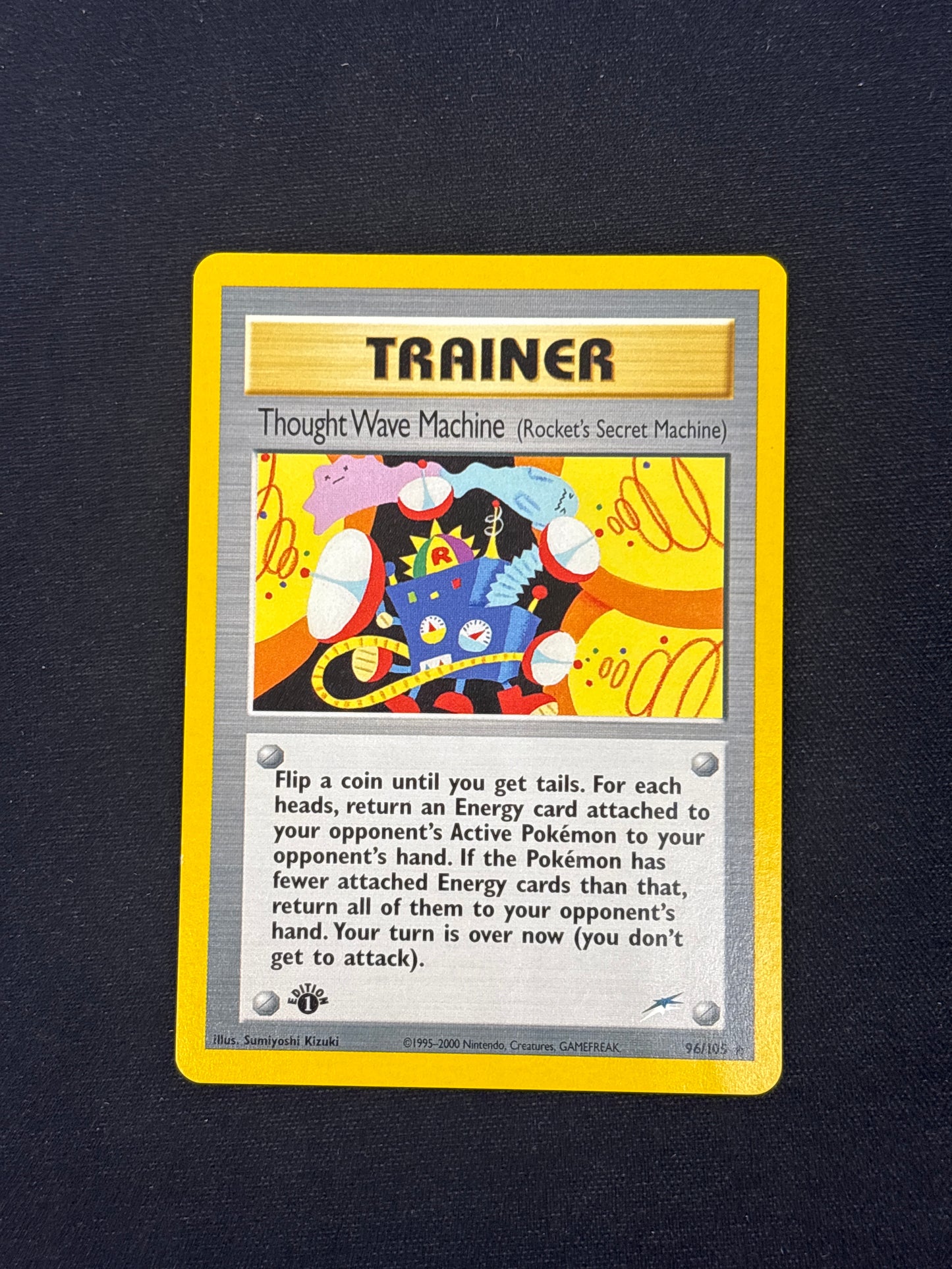 Auction Lot 22: Thought Wave Machine Pokemon 1st Edition Neo Destiny Card Conditions Vary