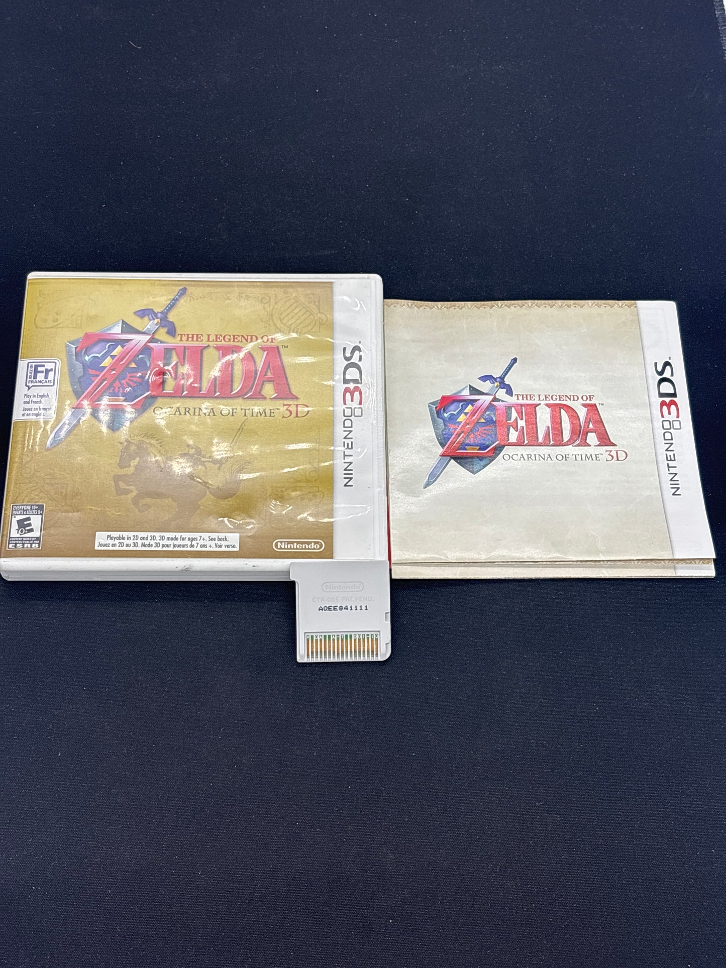Auction Lot 218: Nintendo 3DS The Legend of Zelda Ocarina of Time 3D With Case & Cartridge